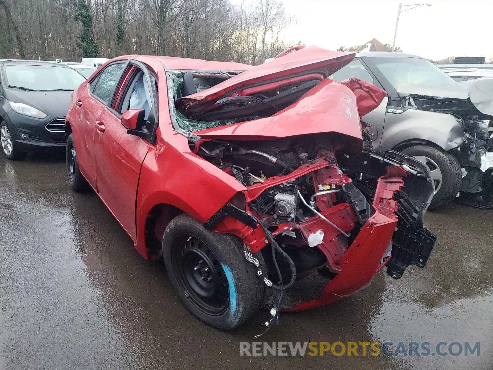 1 Photograph of a damaged car 2T1BURHE0KC234021 TOYOTA COROLLA 2019