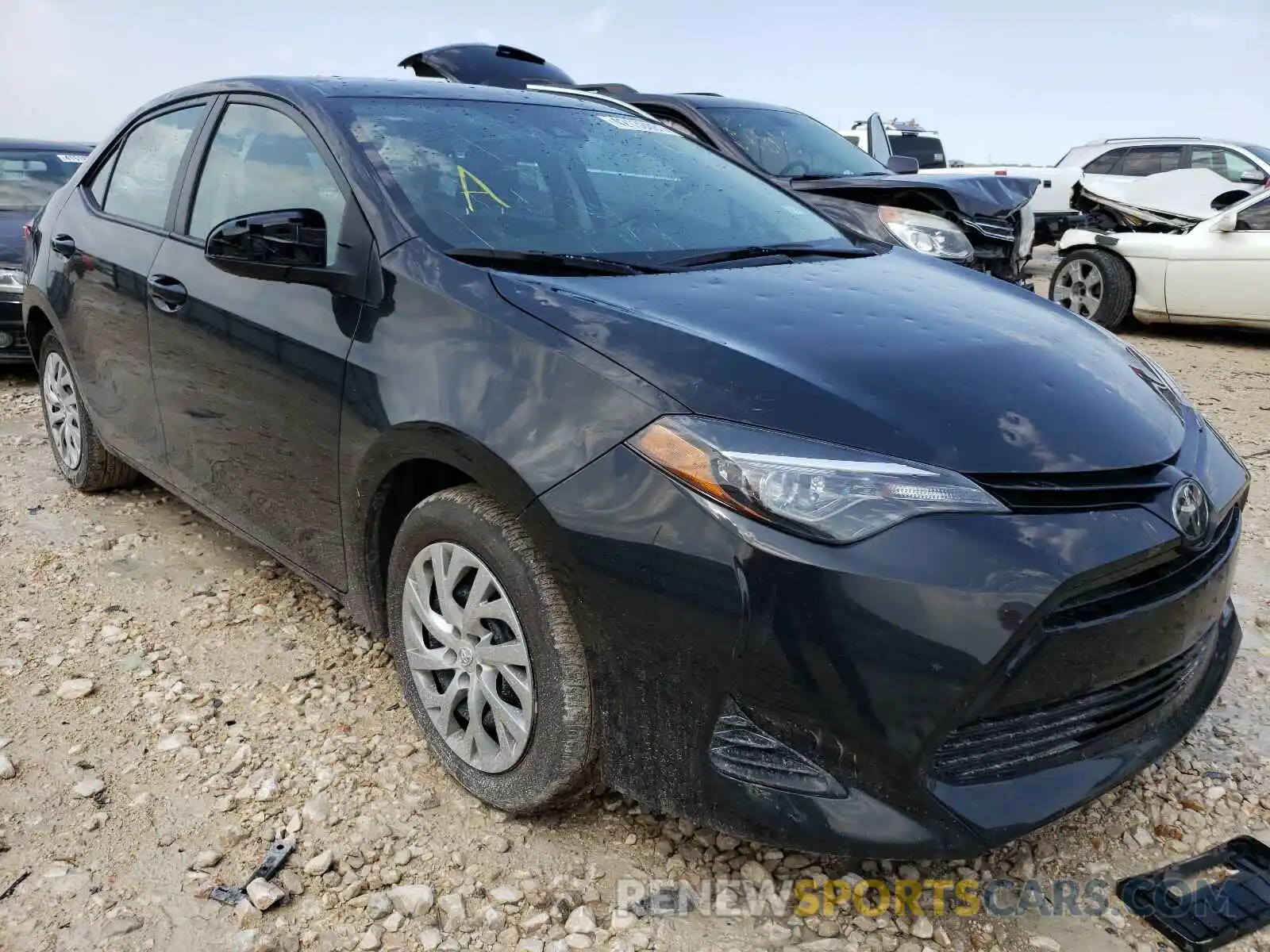 1 Photograph of a damaged car 2T1BURHE0KC234147 TOYOTA COROLLA 2019