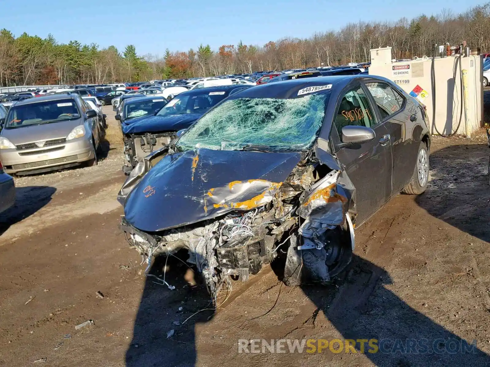 2 Photograph of a damaged car 2T1BURHE0KC234228 TOYOTA COROLLA 2019