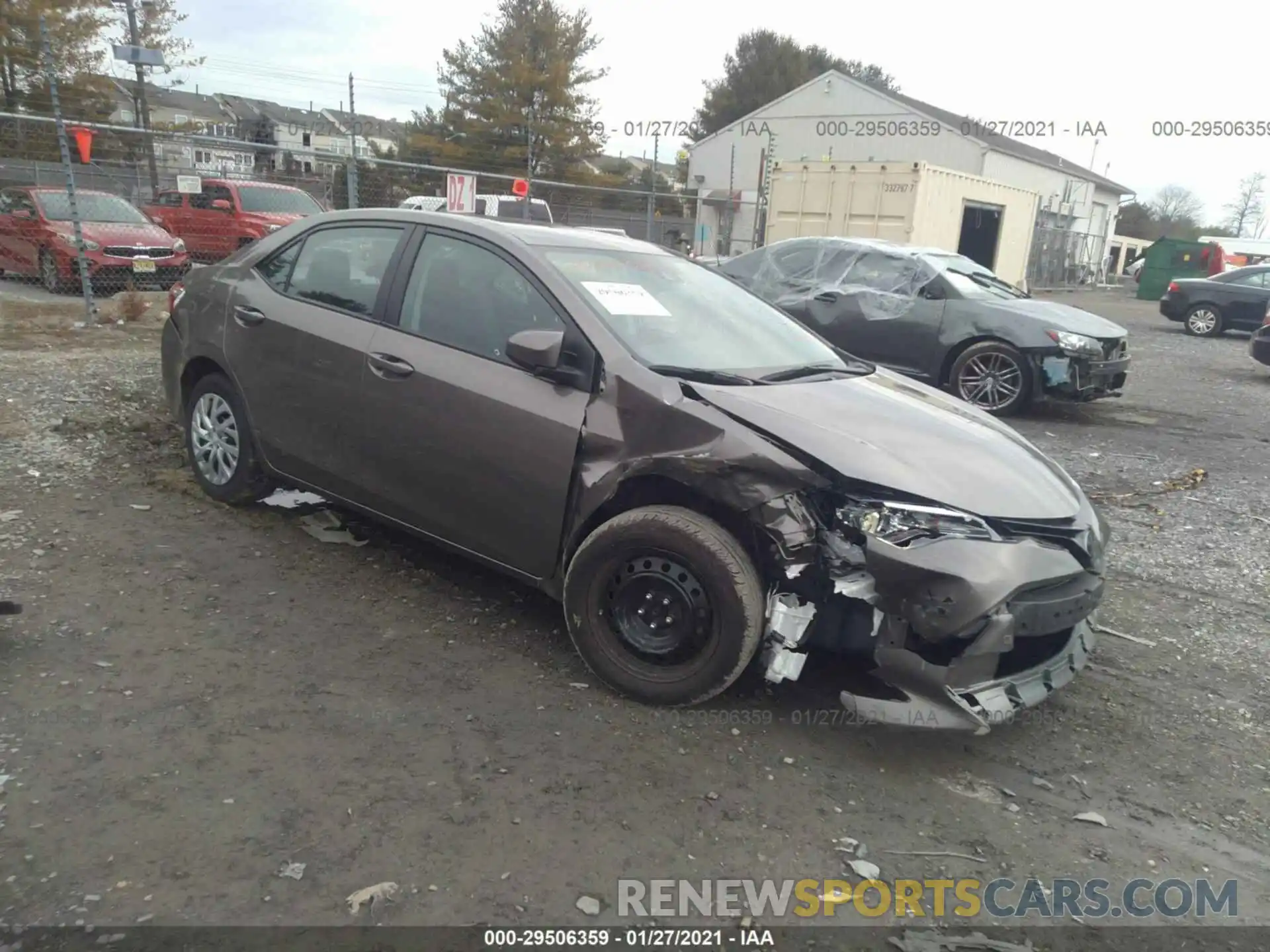 1 Photograph of a damaged car 2T1BURHE0KC234410 TOYOTA COROLLA 2019