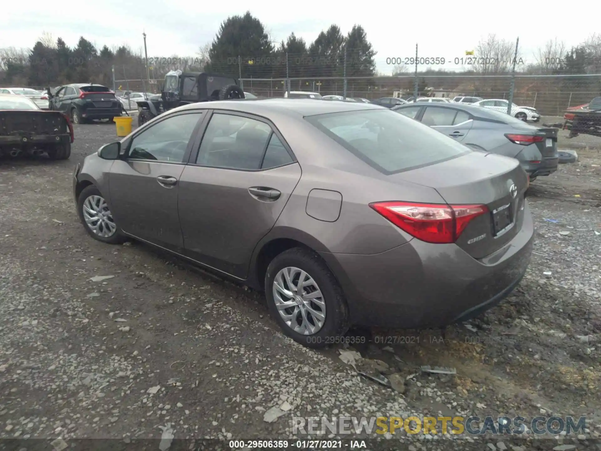 3 Photograph of a damaged car 2T1BURHE0KC234410 TOYOTA COROLLA 2019