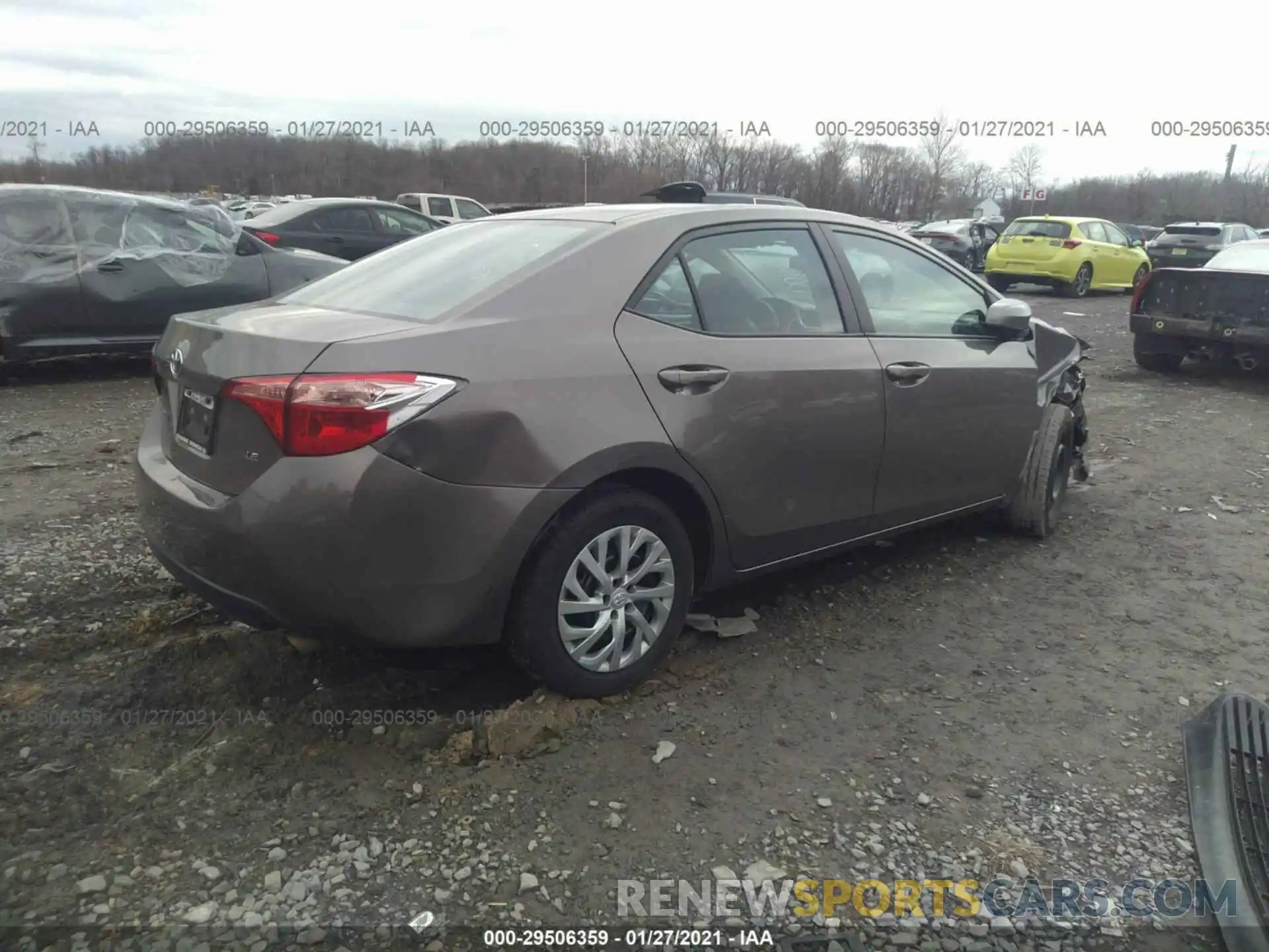 4 Фотография поврежденного автомобиля 2T1BURHE0KC234410 TOYOTA COROLLA 2019