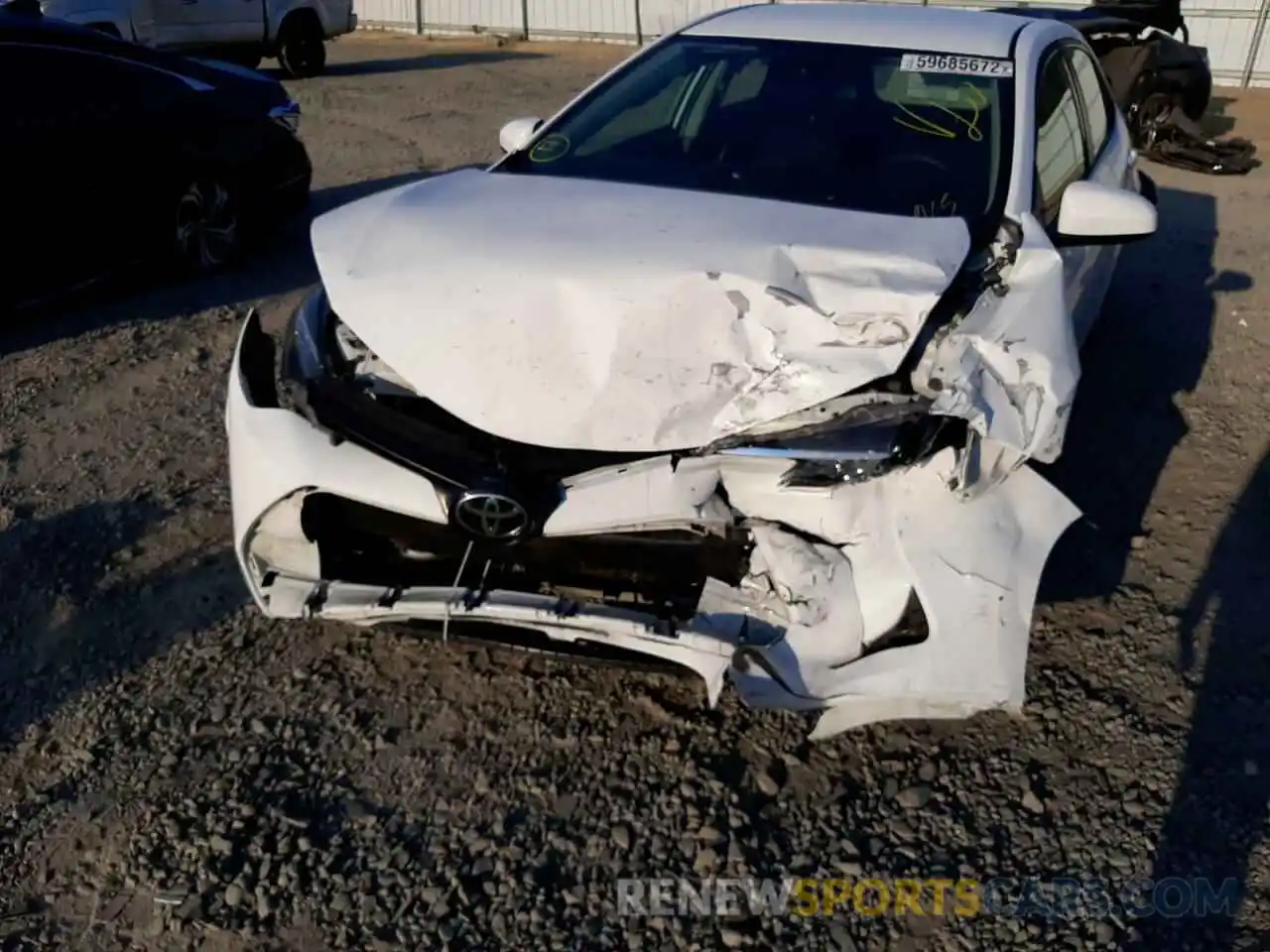 9 Photograph of a damaged car 2T1BURHE0KC234830 TOYOTA COROLLA 2019