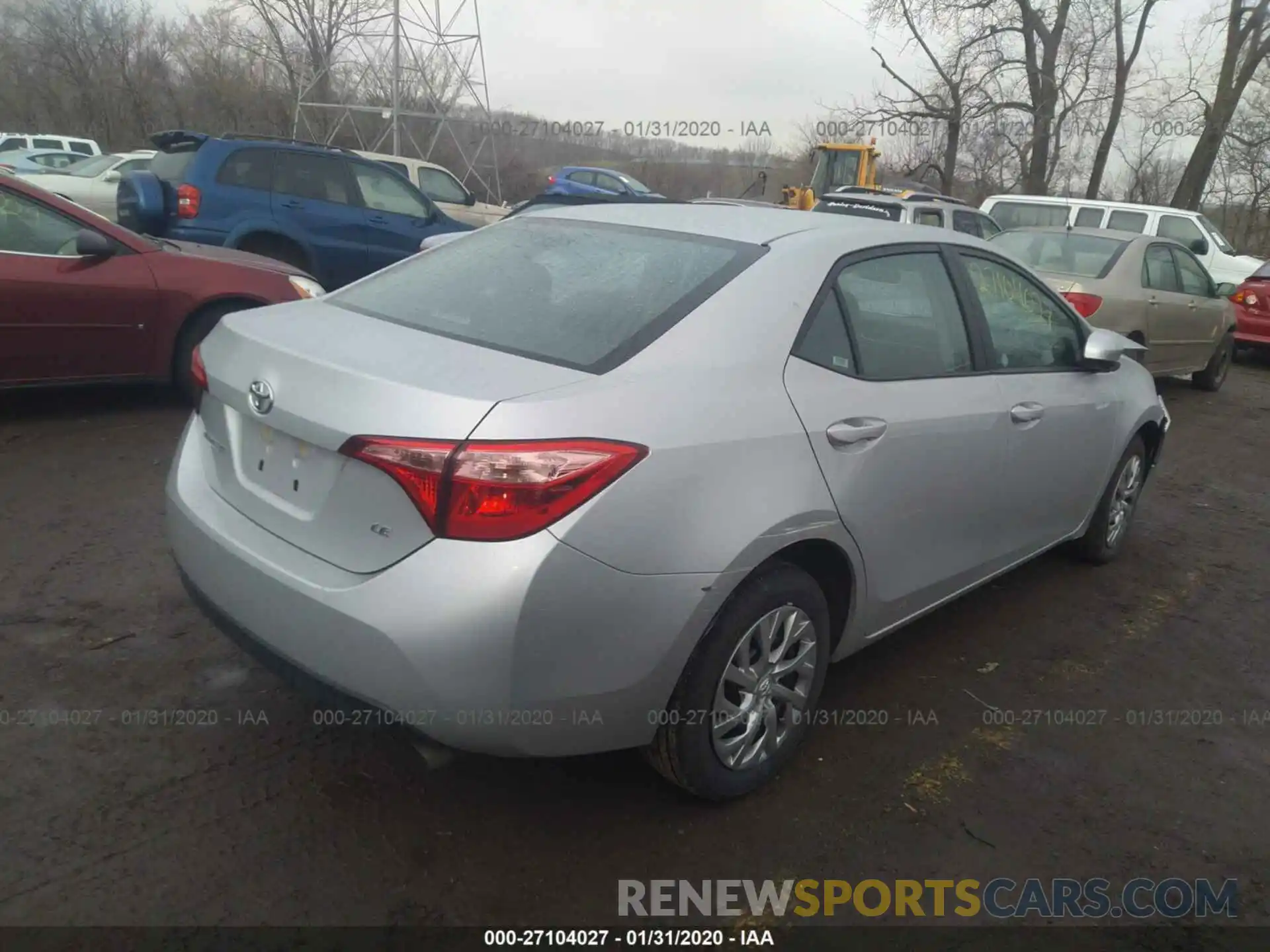 4 Photograph of a damaged car 2T1BURHE0KC234973 TOYOTA COROLLA 2019