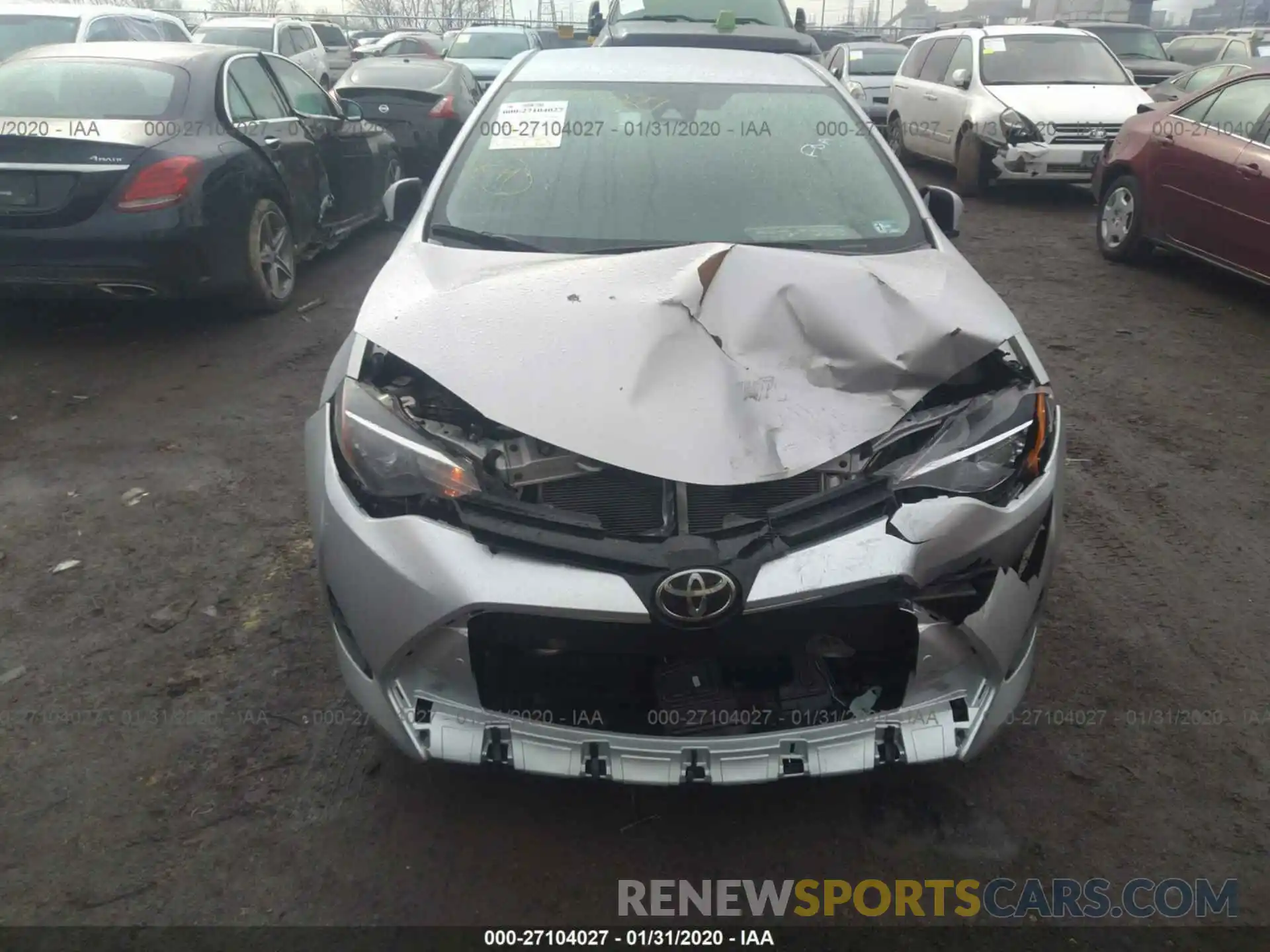 6 Photograph of a damaged car 2T1BURHE0KC234973 TOYOTA COROLLA 2019