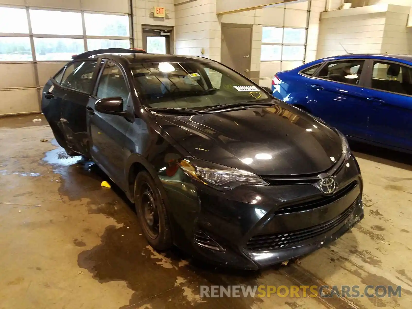 1 Photograph of a damaged car 2T1BURHE0KC236075 TOYOTA COROLLA 2019