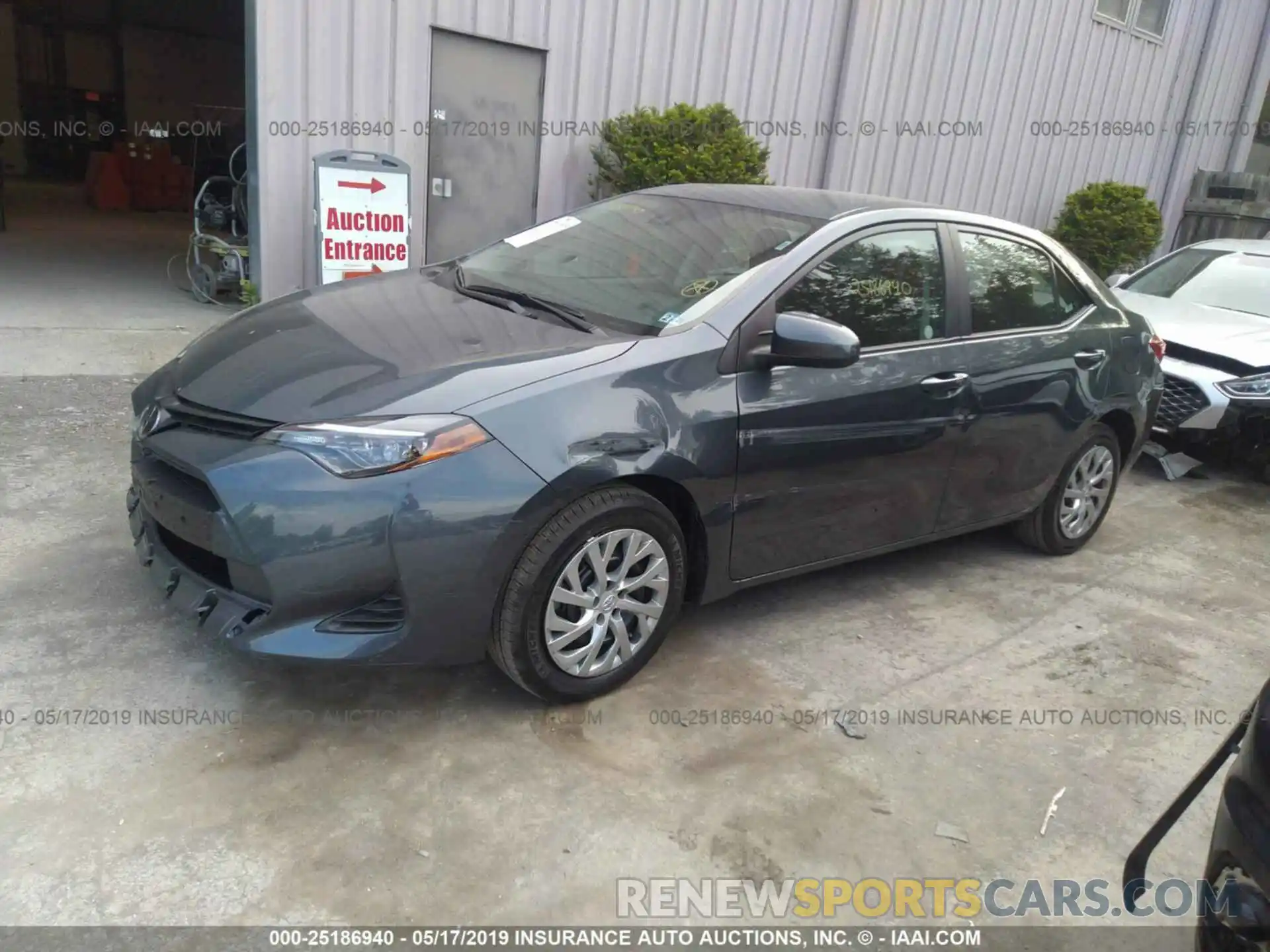 2 Photograph of a damaged car 2T1BURHE0KC236433 TOYOTA COROLLA 2019