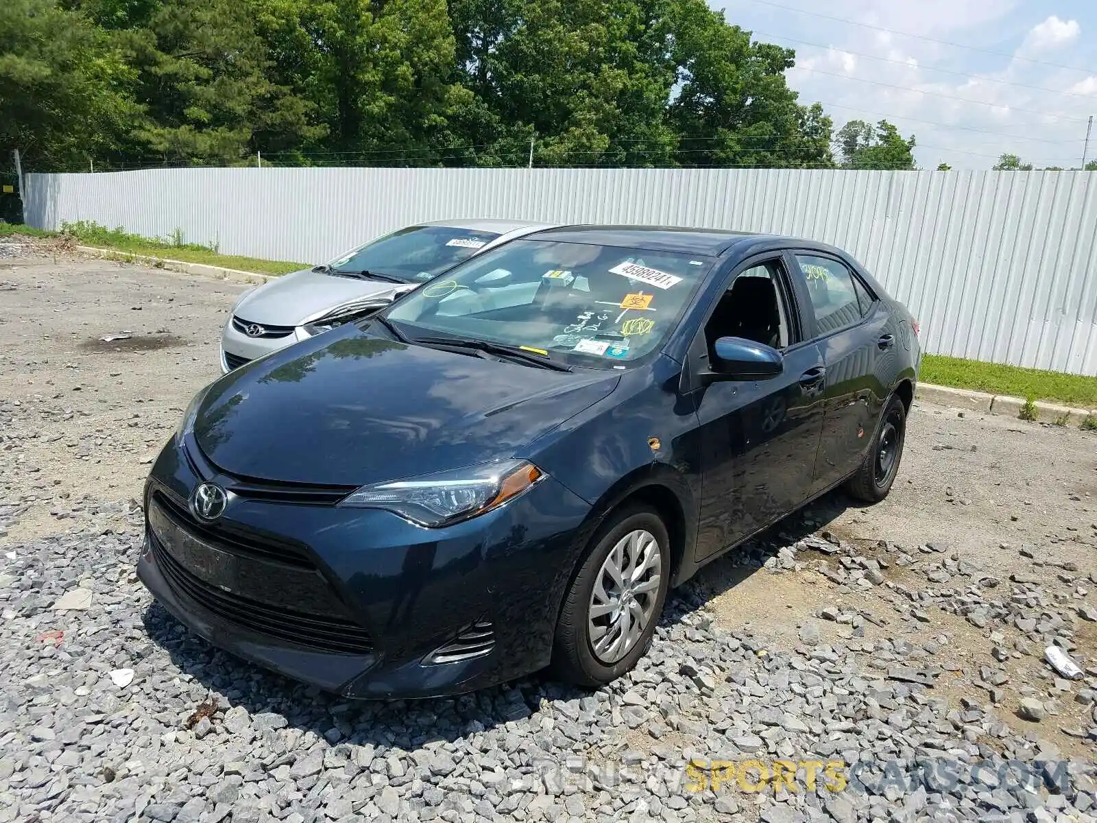 2 Photograph of a damaged car 2T1BURHE0KC236481 TOYOTA COROLLA 2019