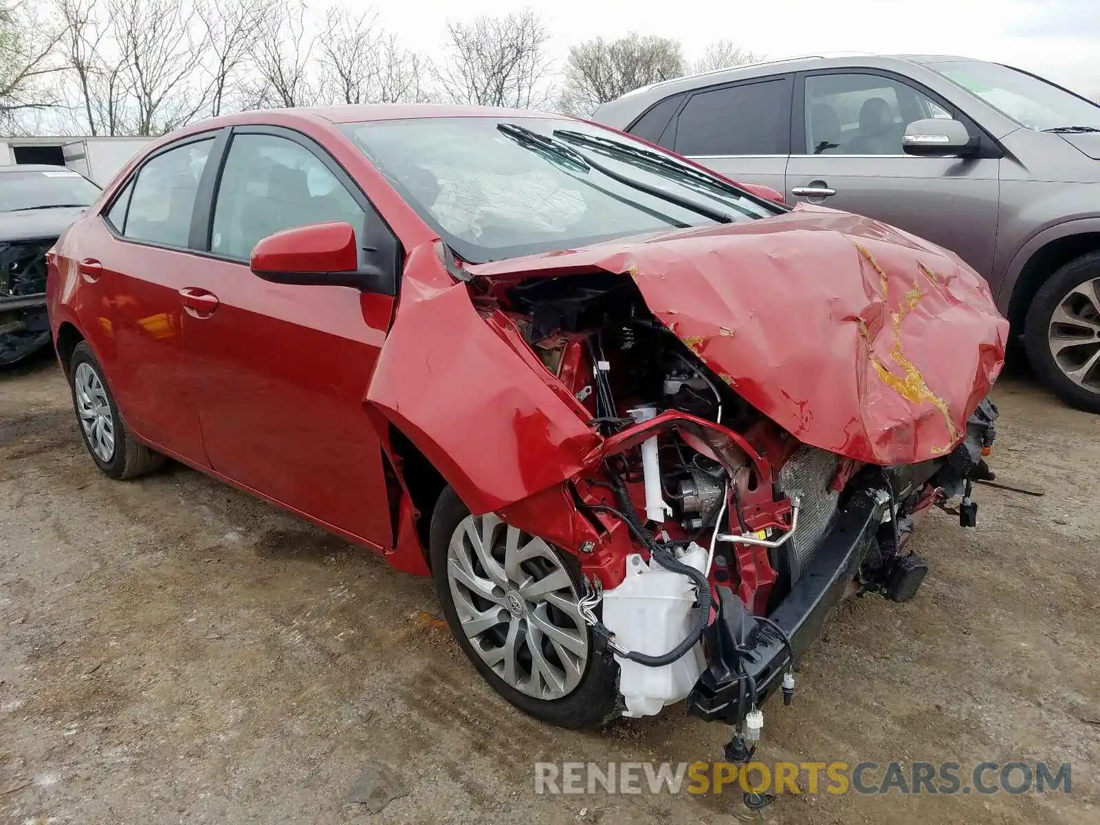 1 Photograph of a damaged car 2T1BURHE0KC236576 TOYOTA COROLLA 2019