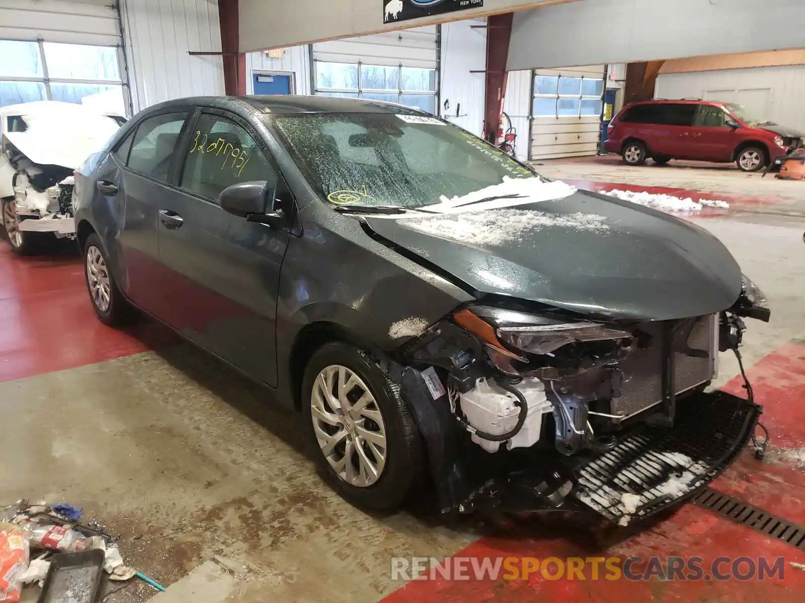 1 Photograph of a damaged car 2T1BURHE0KC237291 TOYOTA COROLLA 2019