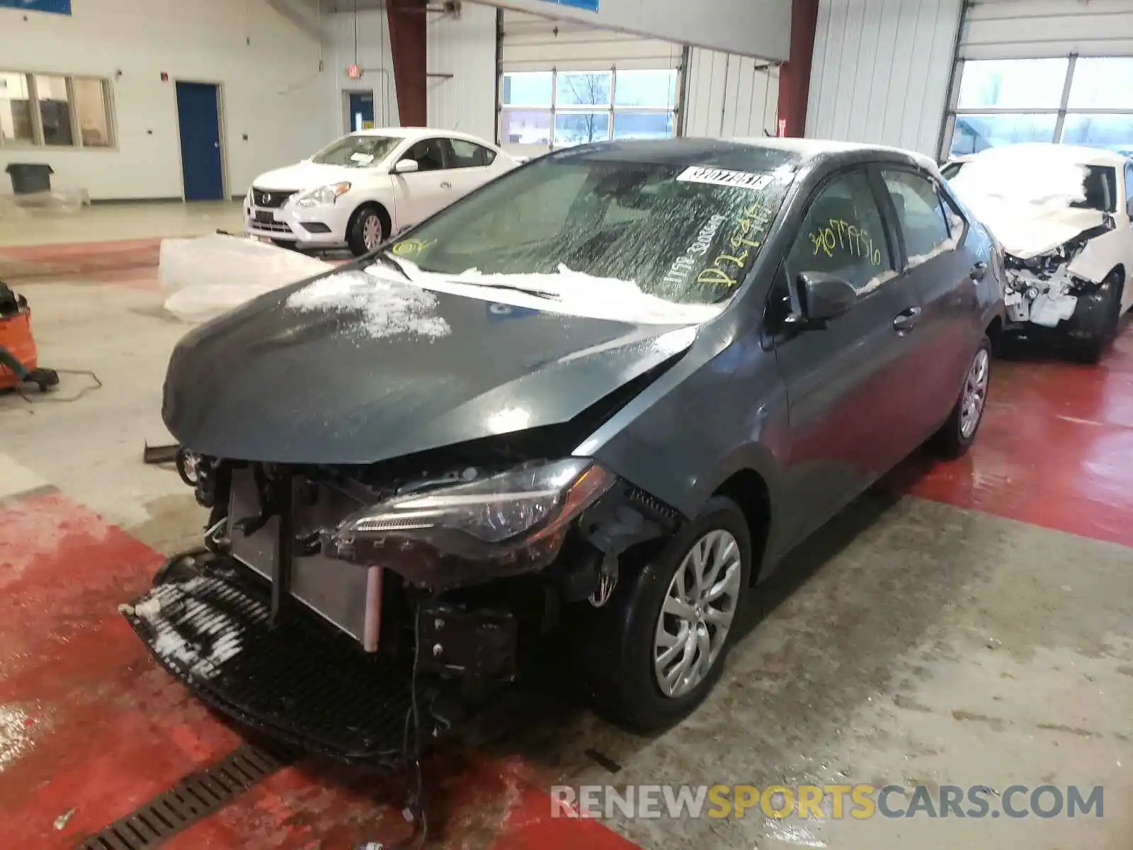 2 Photograph of a damaged car 2T1BURHE0KC237291 TOYOTA COROLLA 2019