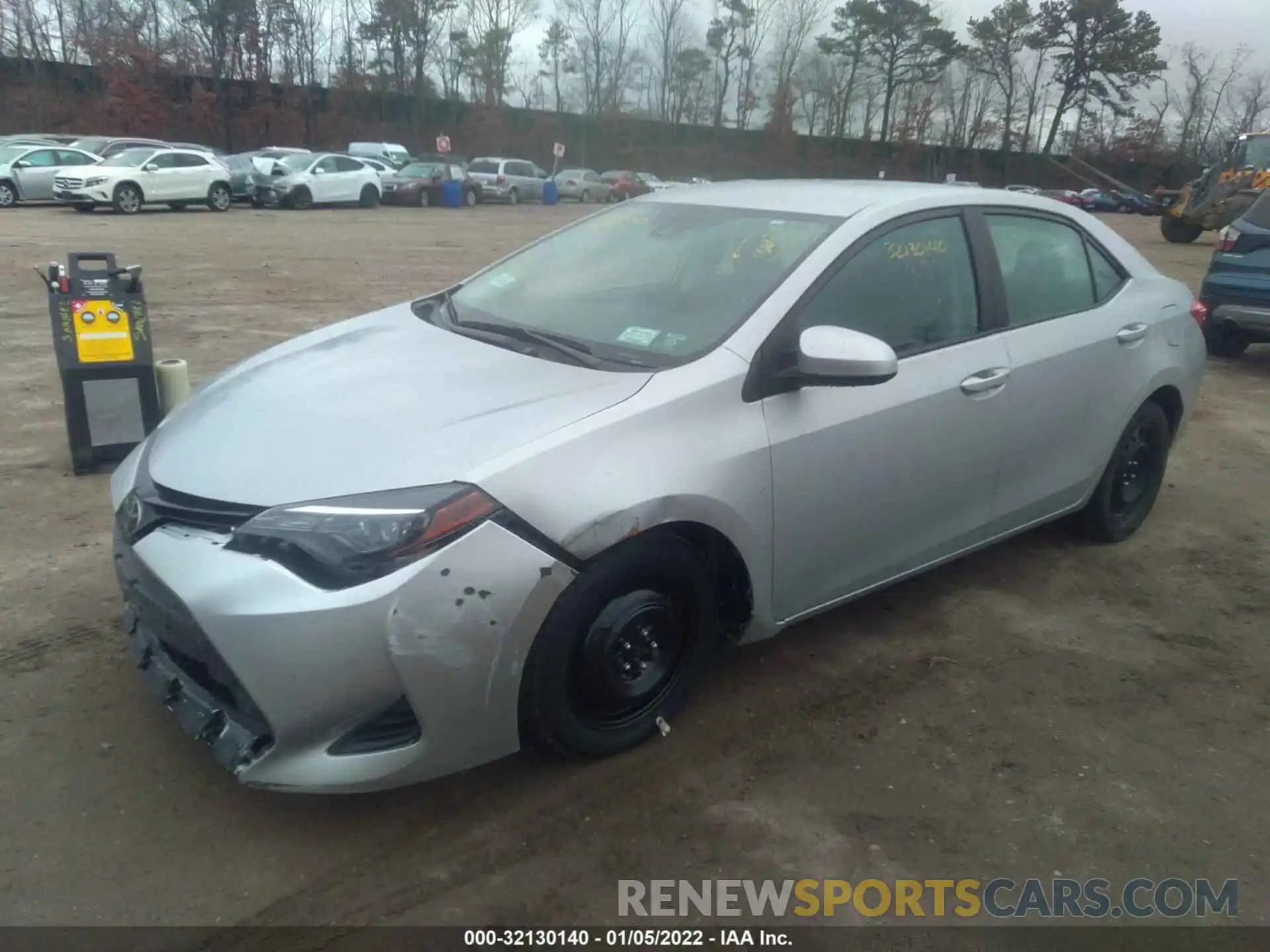 2 Photograph of a damaged car 2T1BURHE0KC237873 TOYOTA COROLLA 2019