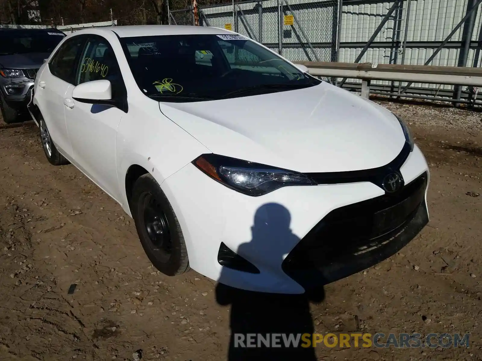 1 Photograph of a damaged car 2T1BURHE0KC237923 TOYOTA COROLLA 2019