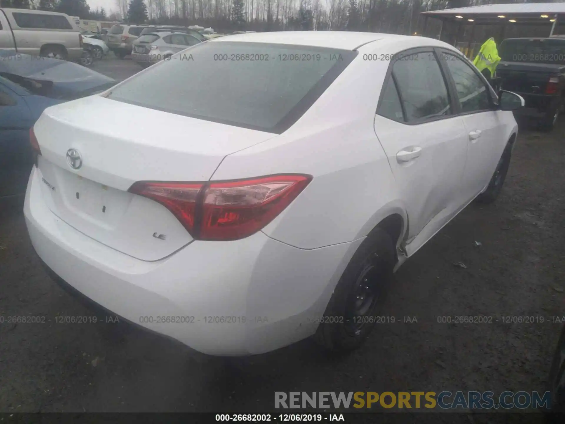 4 Фотография поврежденного автомобиля 2T1BURHE0KC238425 TOYOTA COROLLA 2019