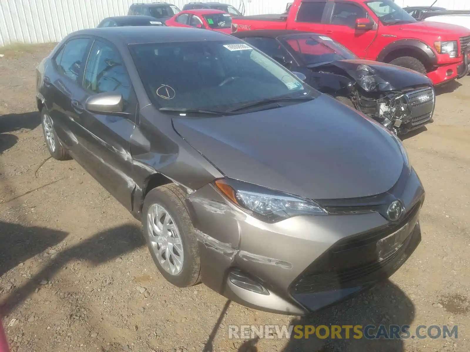 1 Photograph of a damaged car 2T1BURHE0KC238604 TOYOTA COROLLA 2019