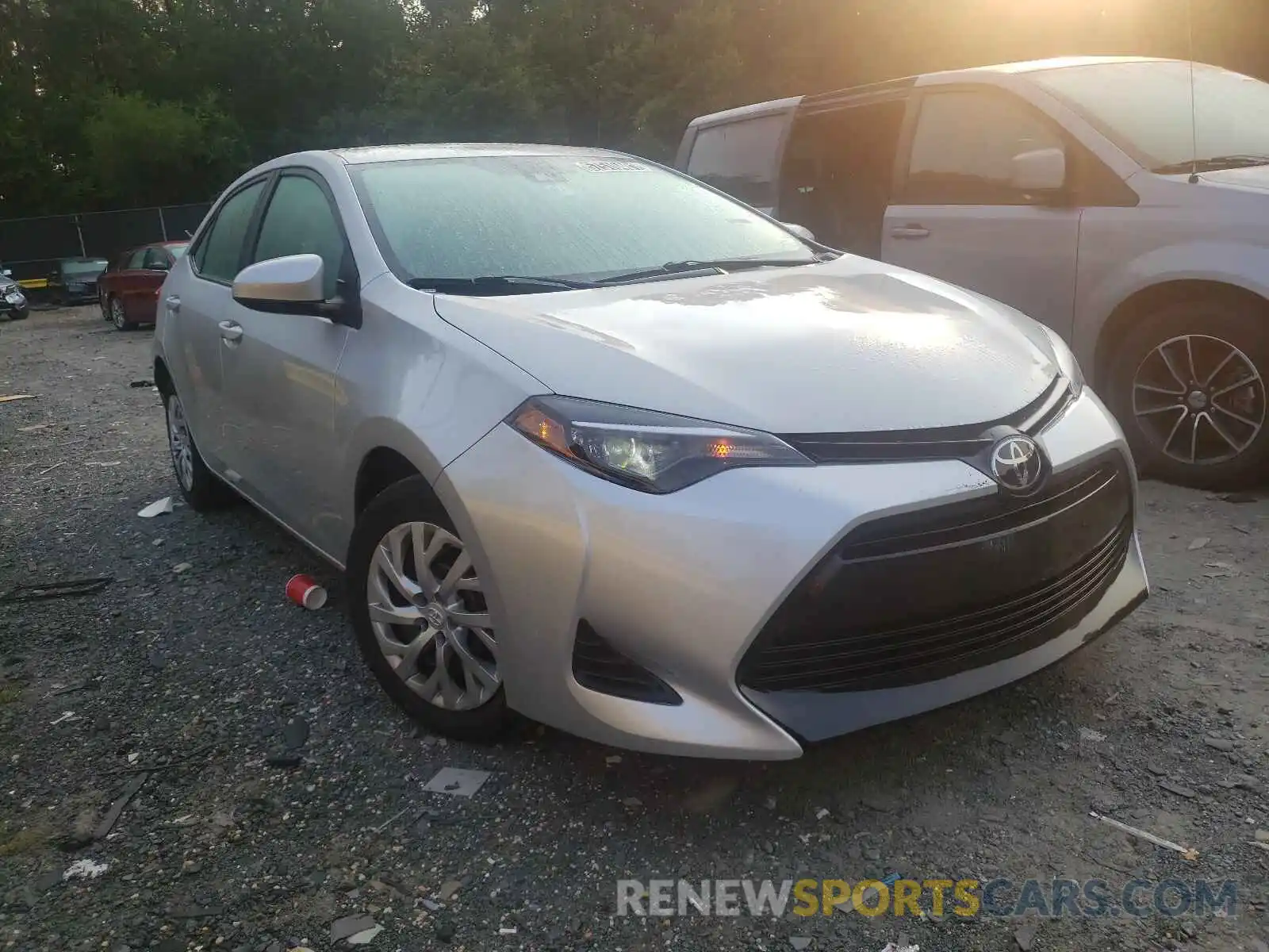 1 Photograph of a damaged car 2T1BURHE0KC238649 TOYOTA COROLLA 2019