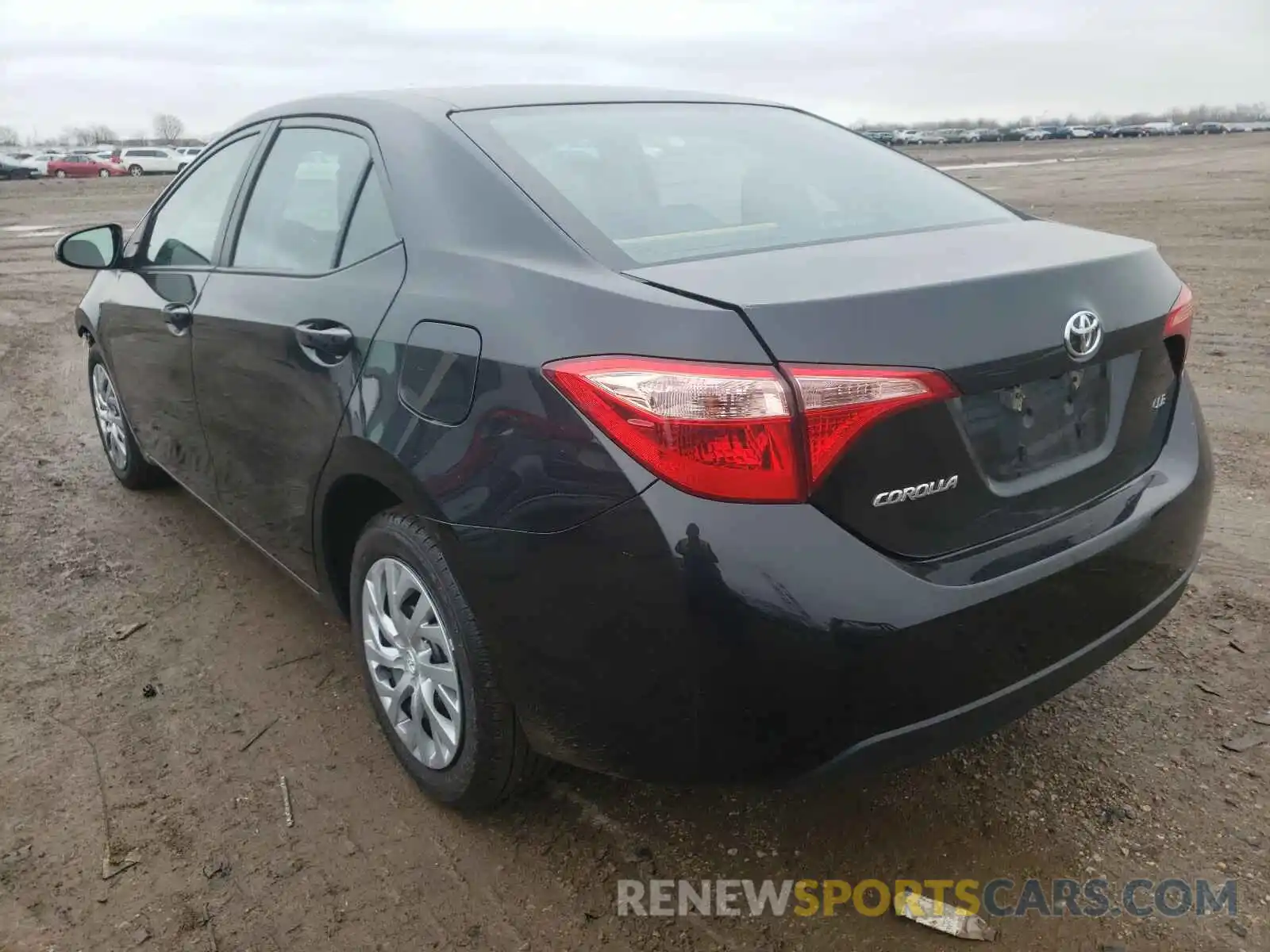 3 Photograph of a damaged car 2T1BURHE0KC238652 TOYOTA COROLLA 2019