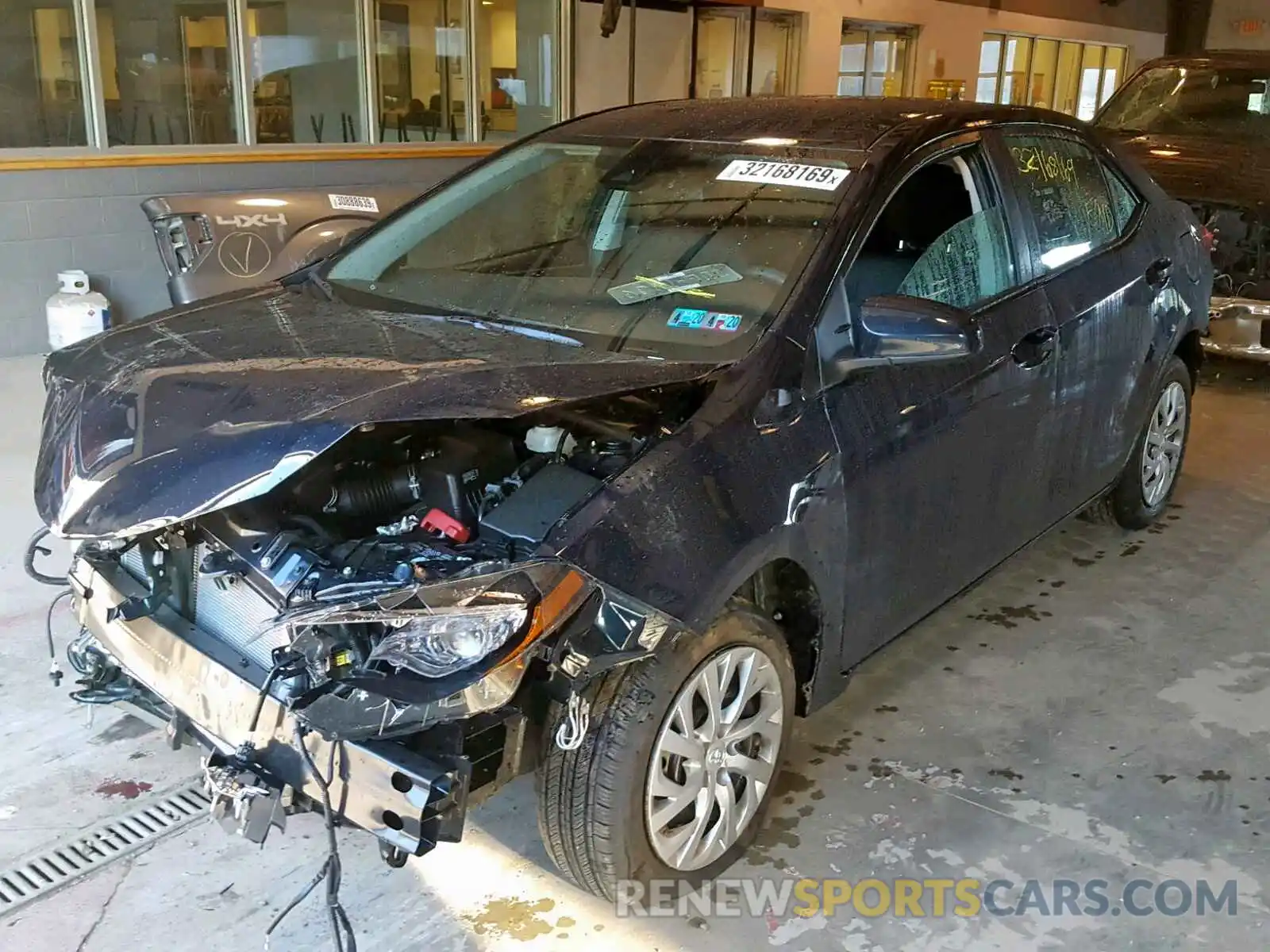 2 Photograph of a damaged car 2T1BURHE0KC238733 TOYOTA COROLLA 2019