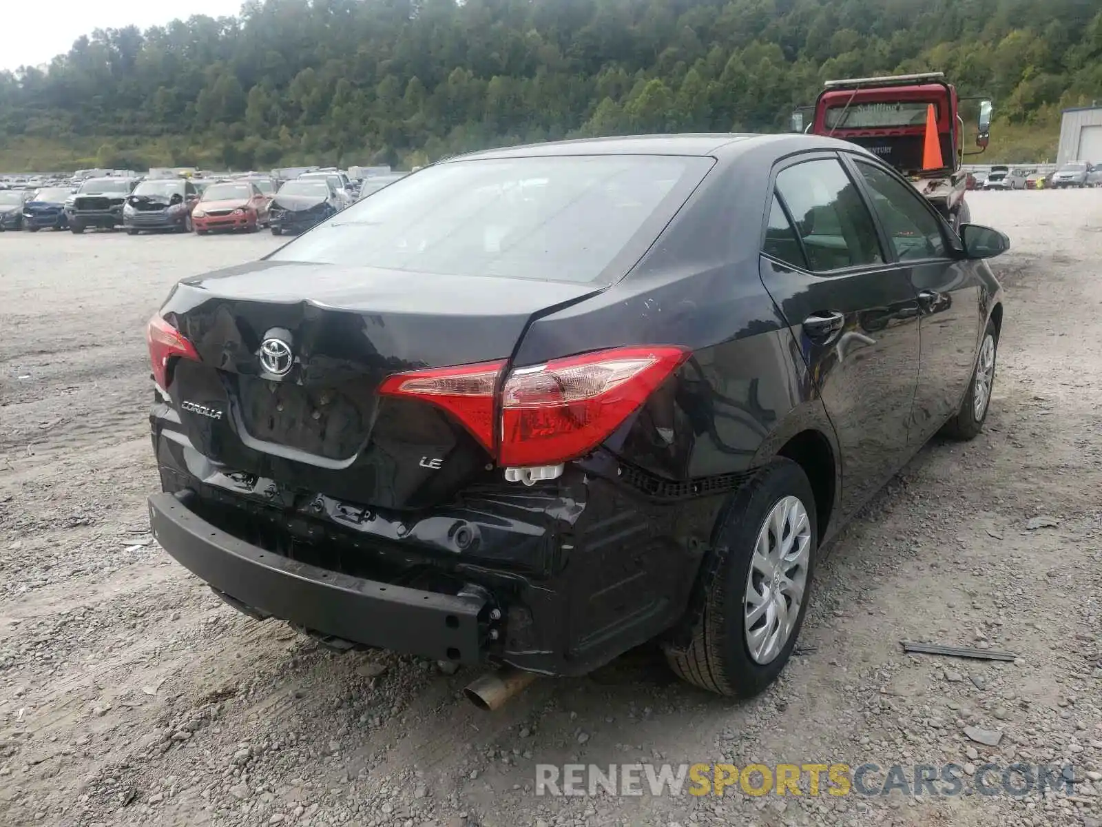 4 Photograph of a damaged car 2T1BURHE0KC238781 TOYOTA COROLLA 2019