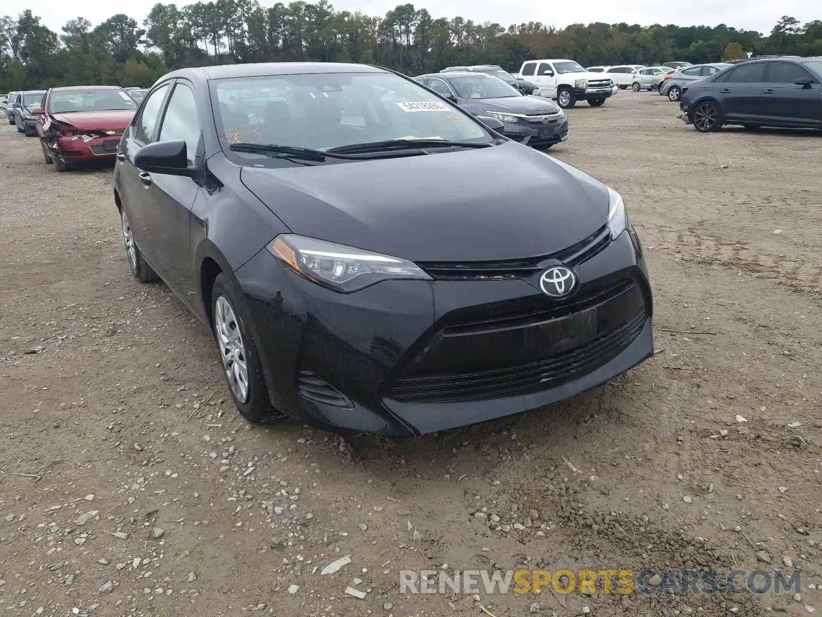 1 Photograph of a damaged car 2T1BURHE0KC238988 TOYOTA COROLLA 2019