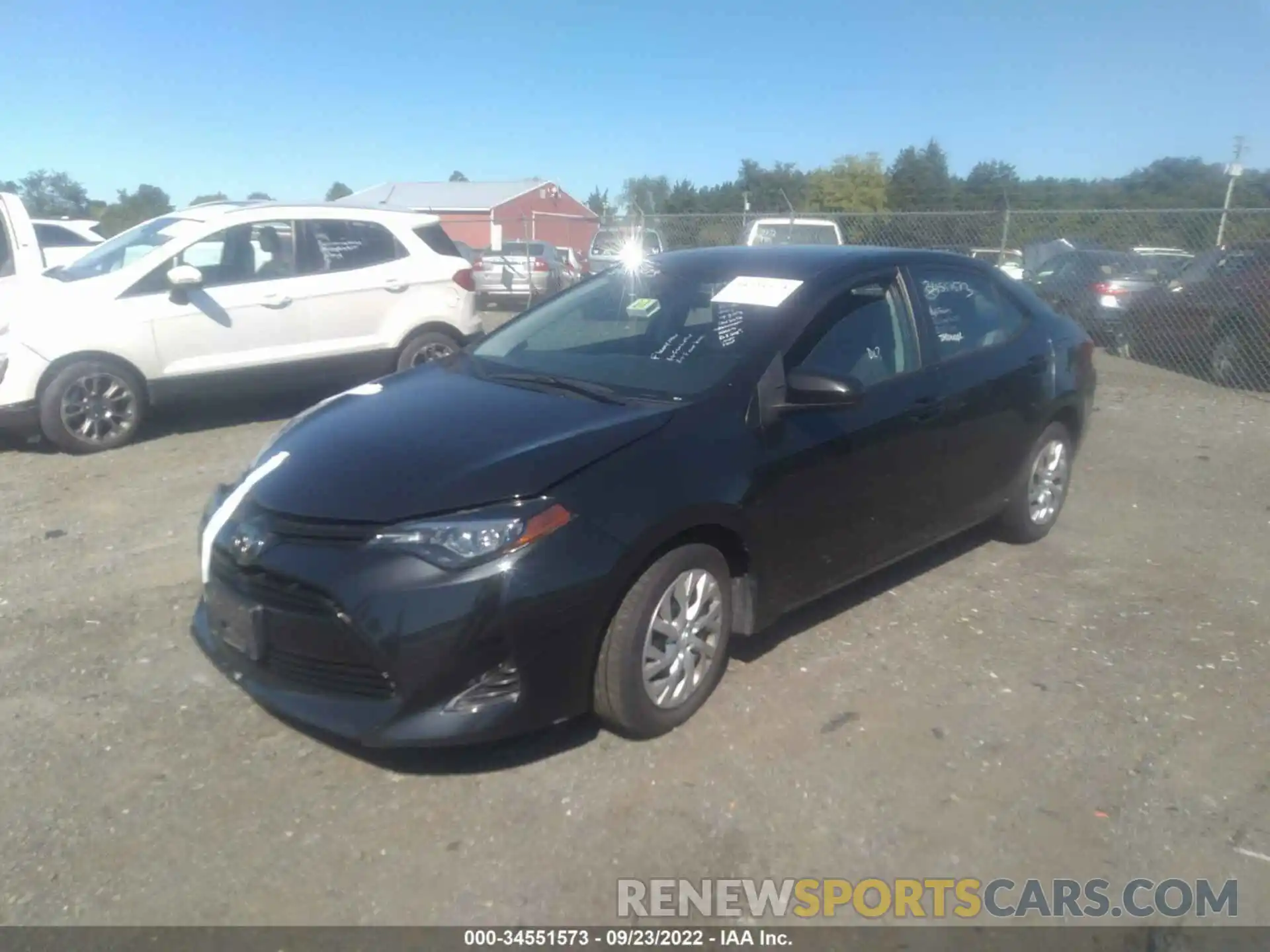 2 Photograph of a damaged car 2T1BURHE0KC239557 TOYOTA COROLLA 2019