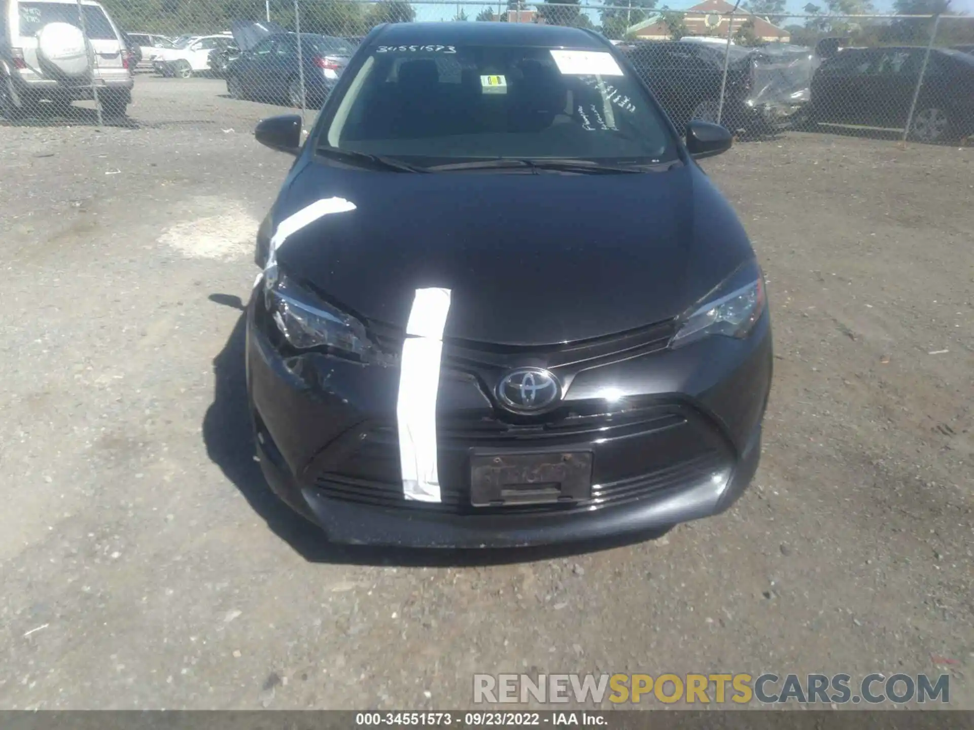 6 Photograph of a damaged car 2T1BURHE0KC239557 TOYOTA COROLLA 2019