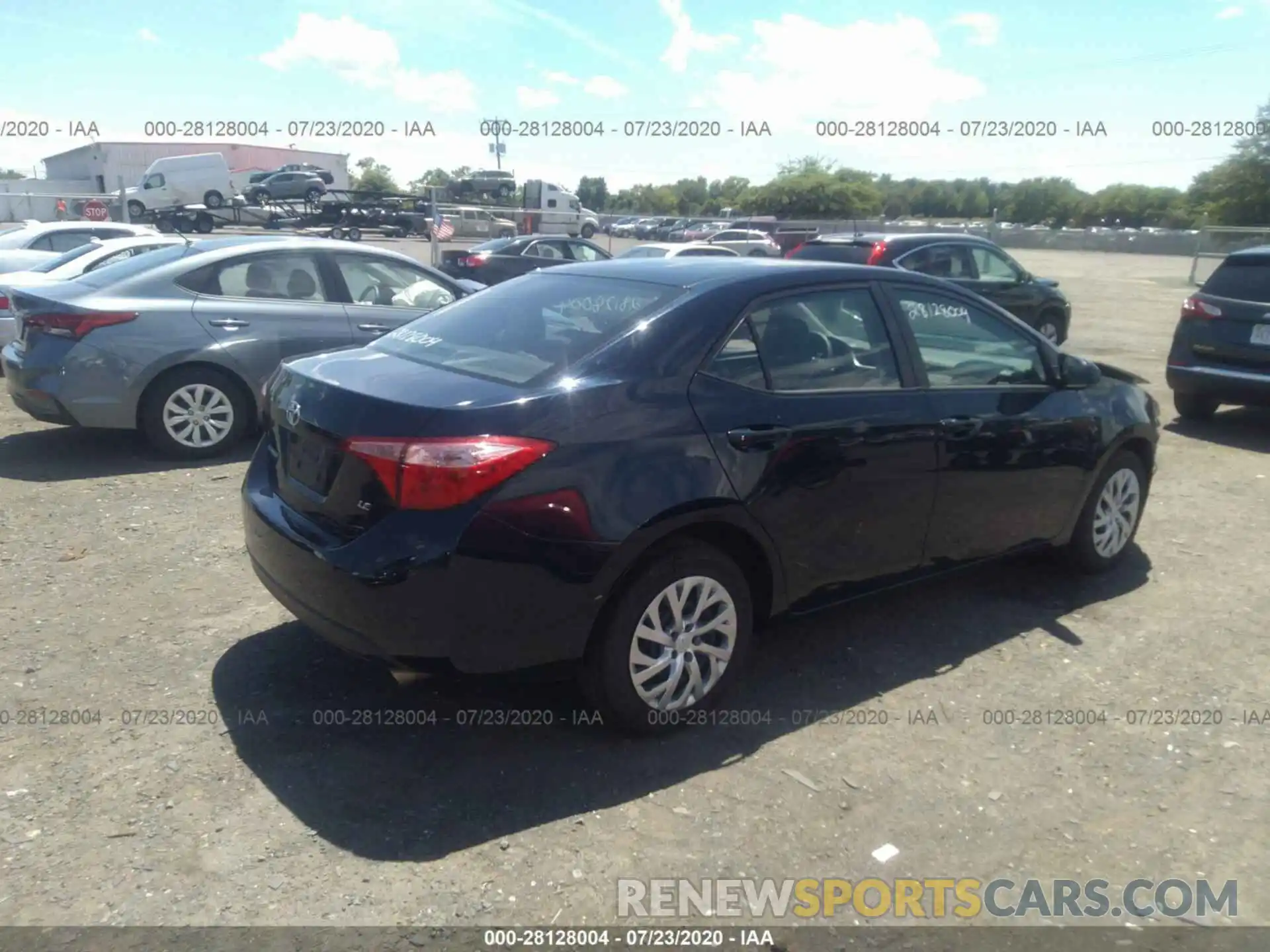 4 Photograph of a damaged car 2T1BURHE0KC239574 TOYOTA COROLLA 2019