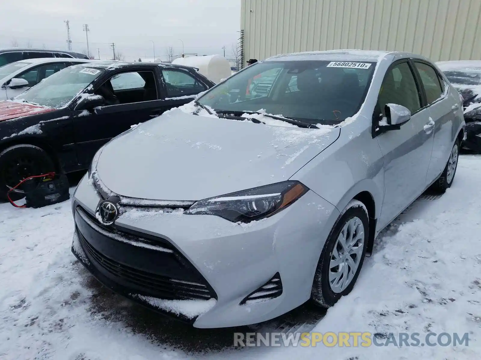 2 Photograph of a damaged car 2T1BURHE0KC239719 TOYOTA COROLLA 2019