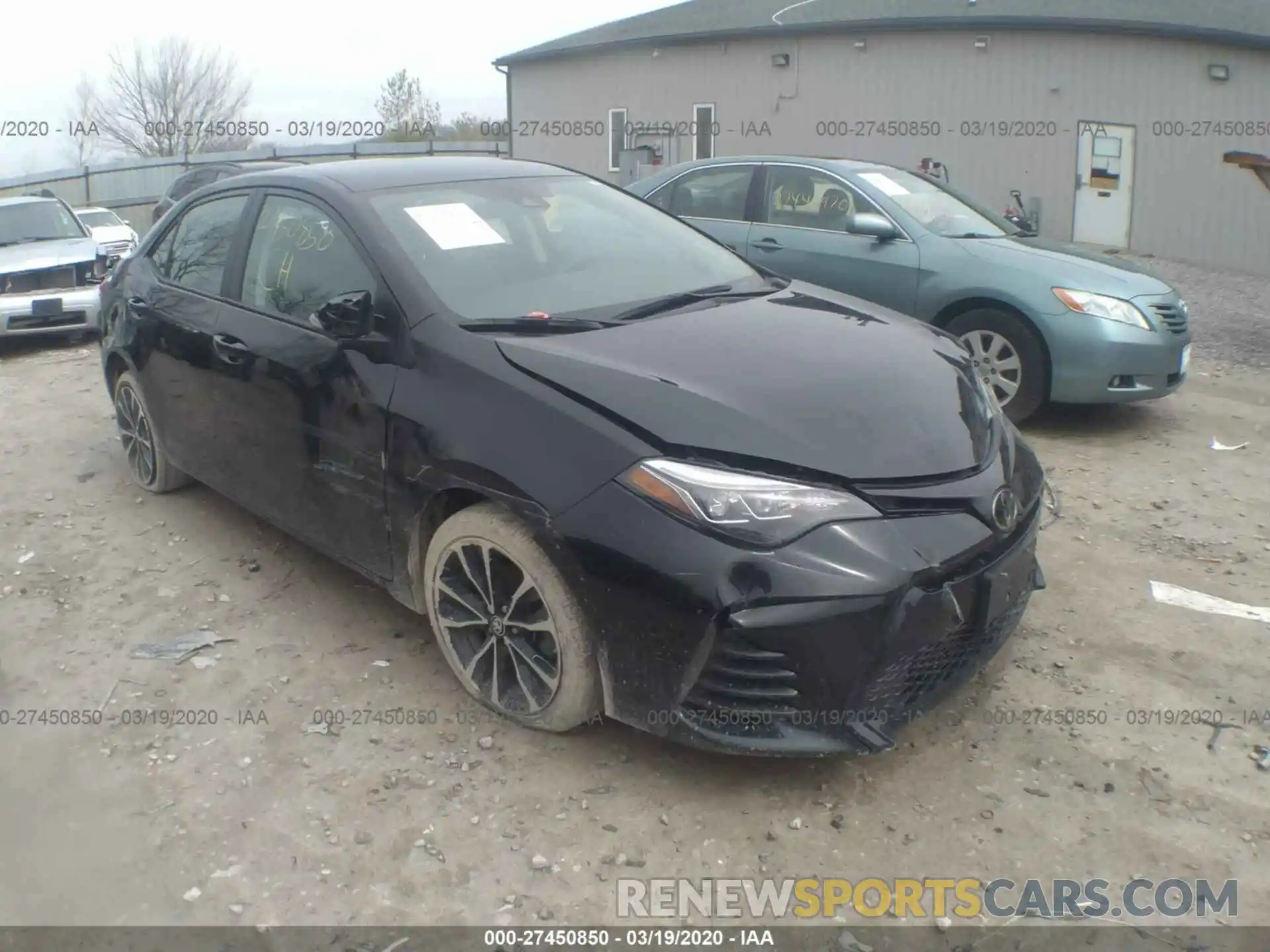 1 Photograph of a damaged car 2T1BURHE0KC240241 TOYOTA COROLLA 2019