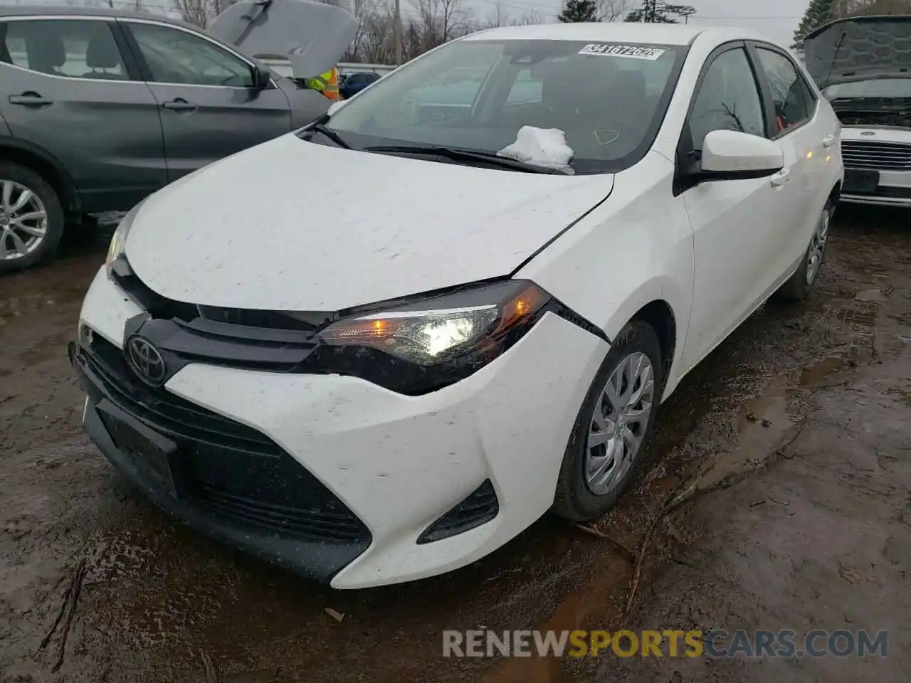 2 Photograph of a damaged car 2T1BURHE0KC240479 TOYOTA COROLLA 2019