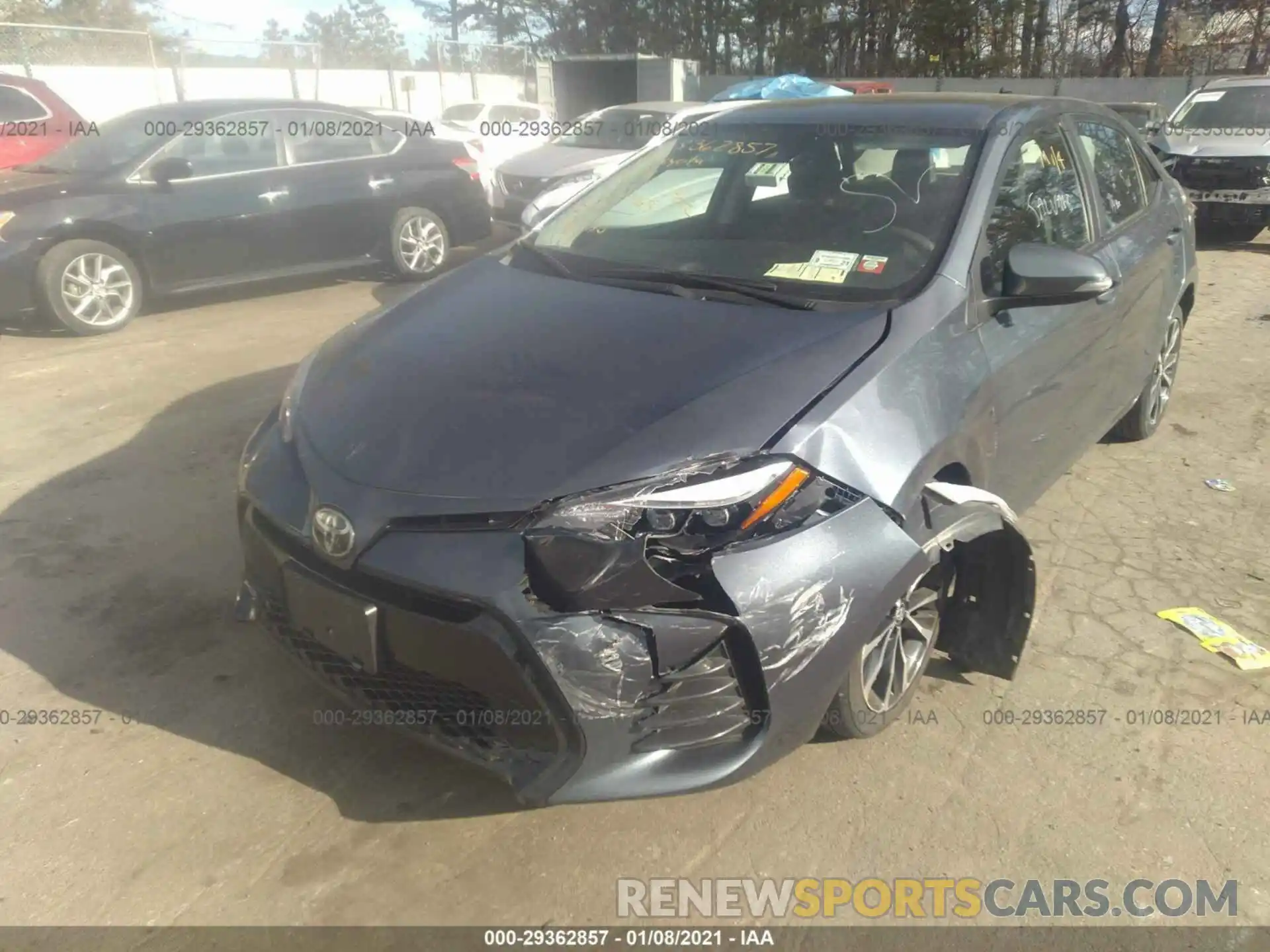 6 Photograph of a damaged car 2T1BURHE0KC240661 TOYOTA COROLLA 2019