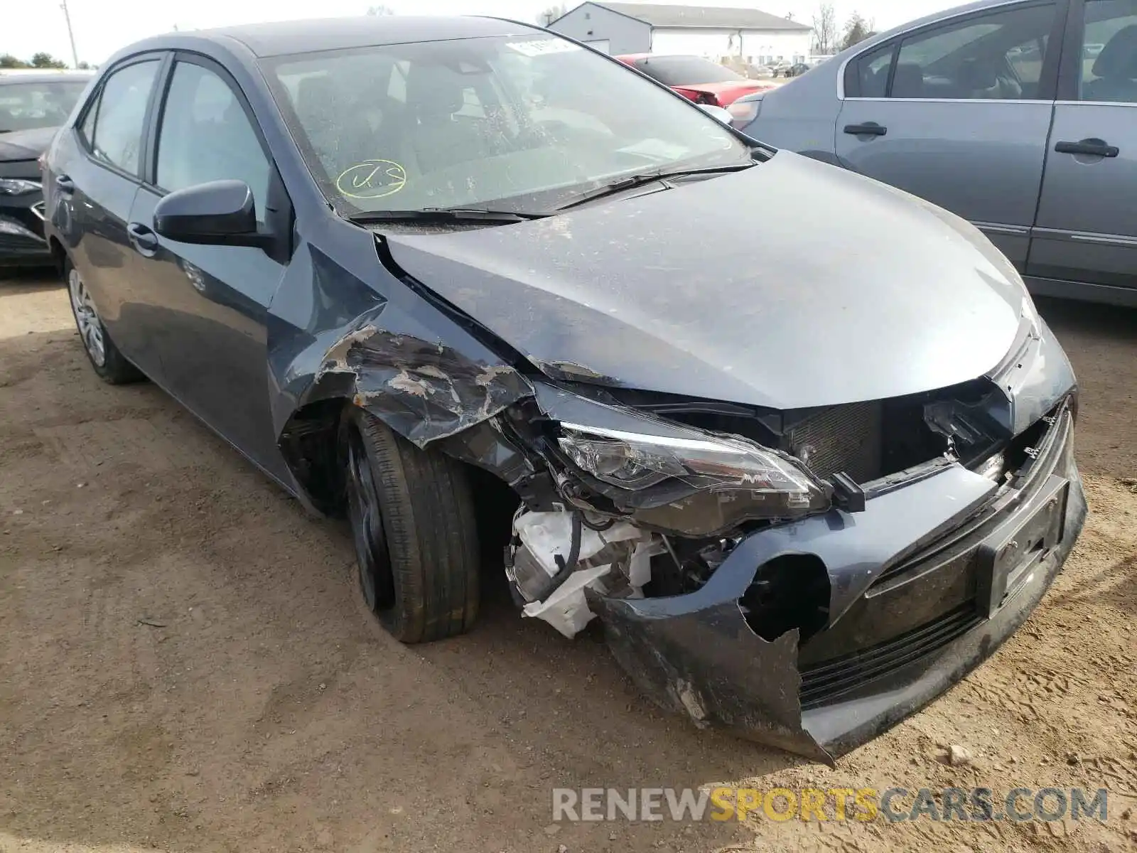 1 Photograph of a damaged car 2T1BURHE0KC240742 TOYOTA COROLLA 2019