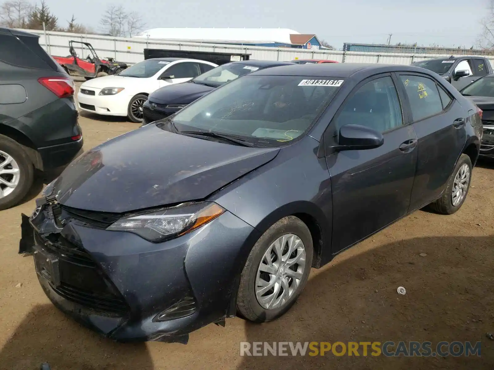 2 Photograph of a damaged car 2T1BURHE0KC240742 TOYOTA COROLLA 2019