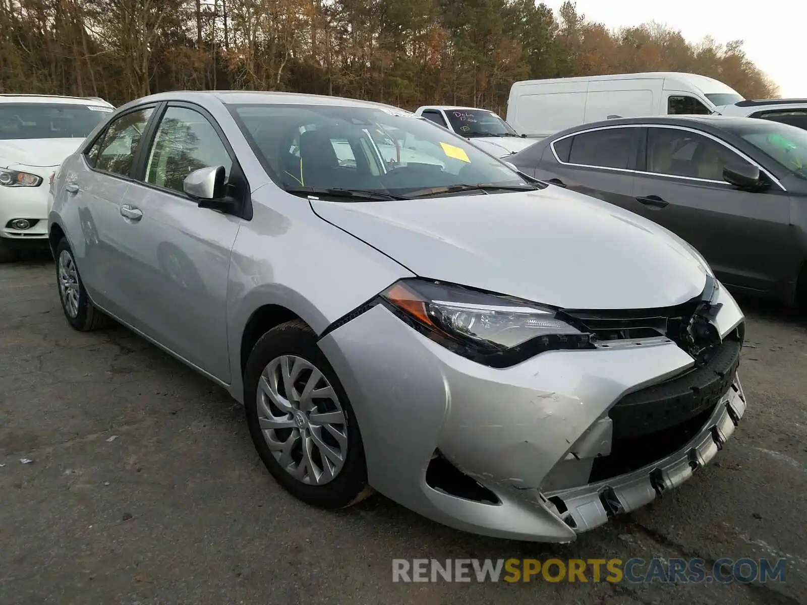 1 Photograph of a damaged car 2T1BURHE0KC240790 TOYOTA COROLLA 2019