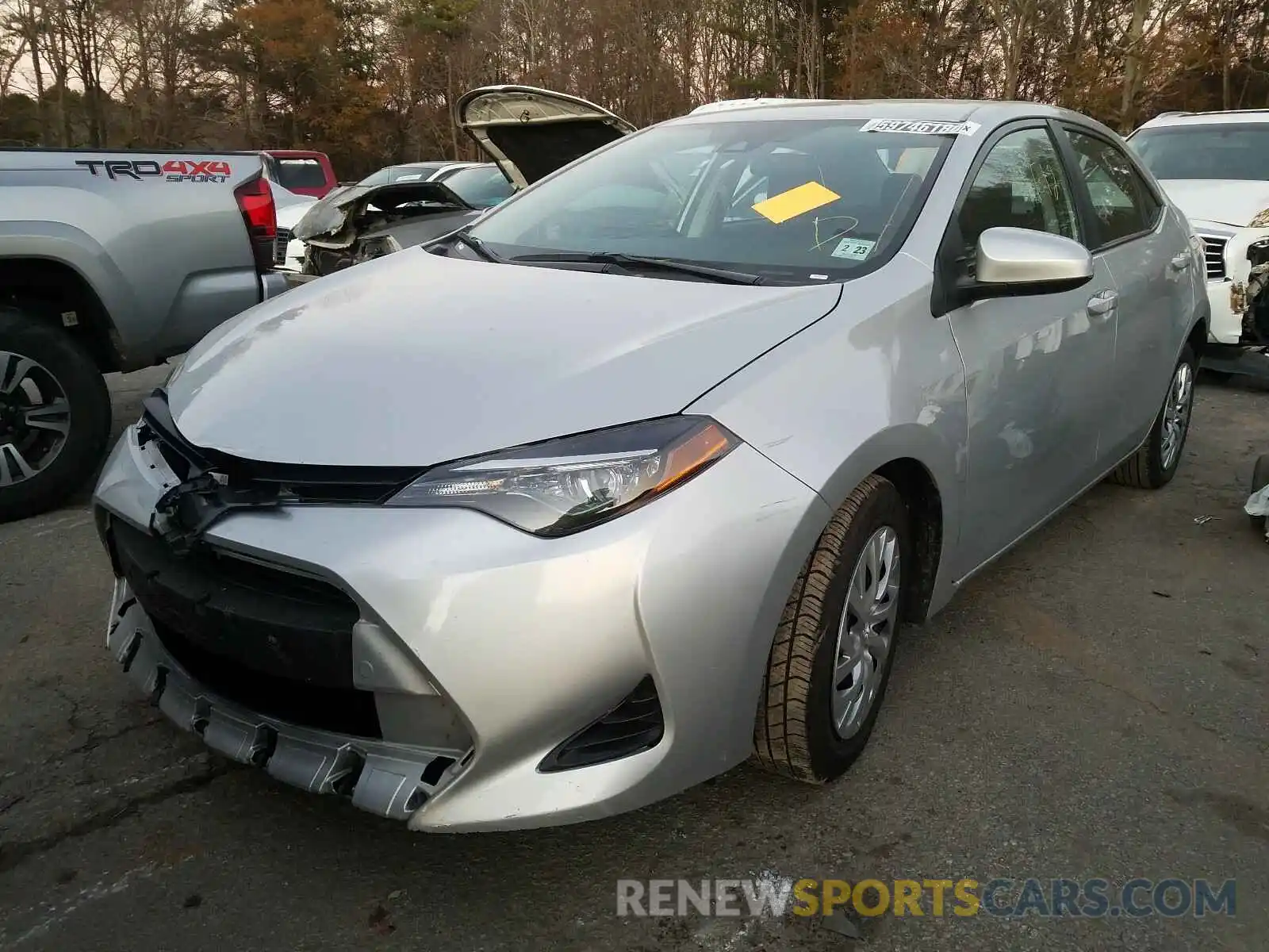 2 Photograph of a damaged car 2T1BURHE0KC240790 TOYOTA COROLLA 2019