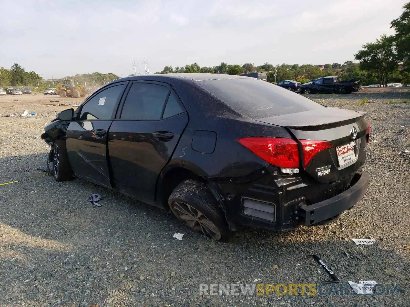 3 Photograph of a damaged car 2T1BURHE0KC241745 TOYOTA COROLLA 2019