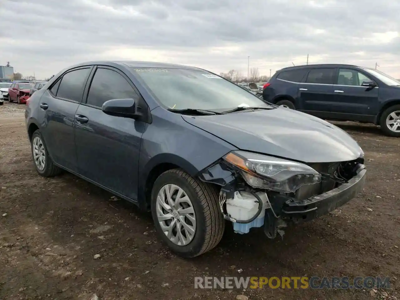 1 Photograph of a damaged car 2T1BURHE0KC242040 TOYOTA COROLLA 2019