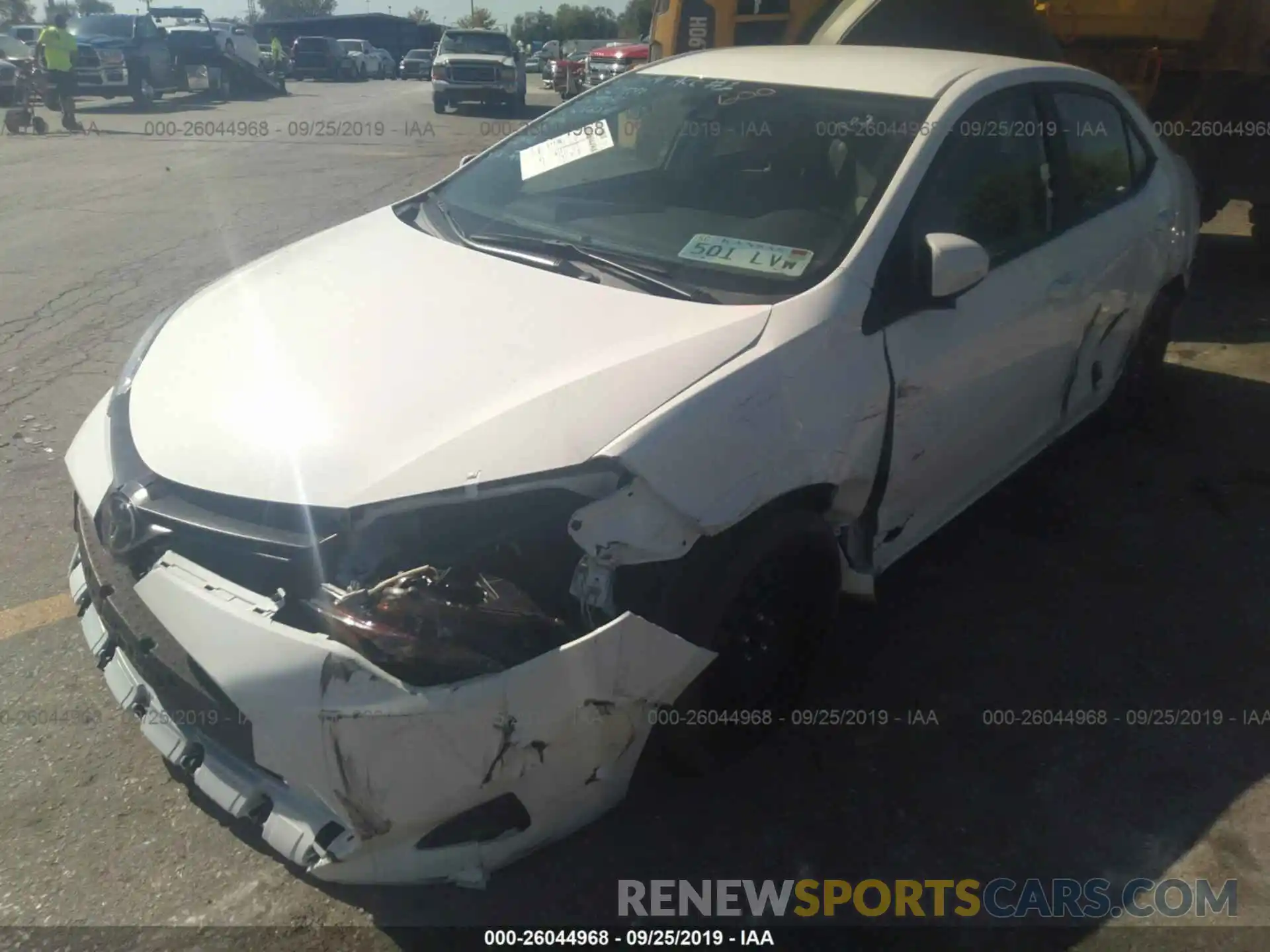 6 Photograph of a damaged car 2T1BURHE0KC242541 TOYOTA COROLLA 2019