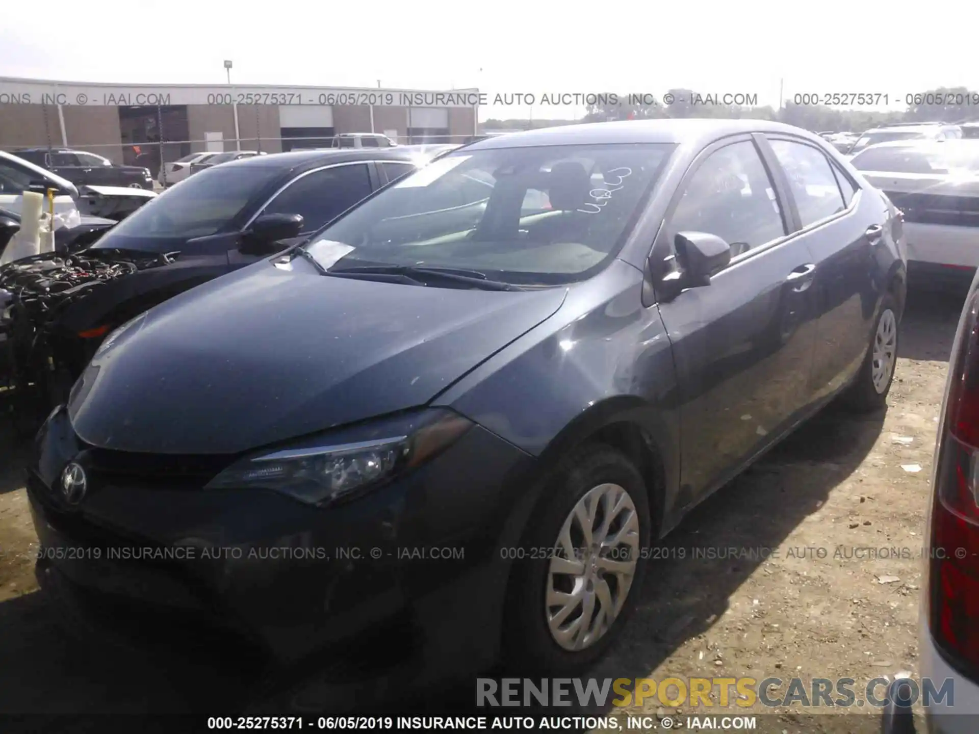 2 Photograph of a damaged car 2T1BURHE0KC242572 TOYOTA COROLLA 2019