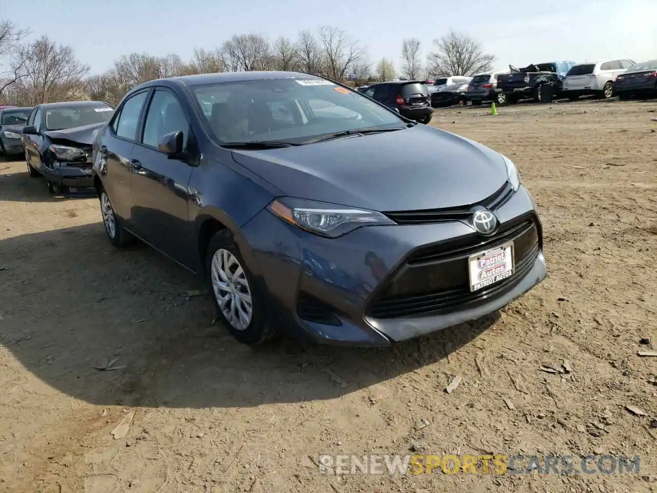 1 Photograph of a damaged car 2T1BURHE0KC243009 TOYOTA COROLLA 2019