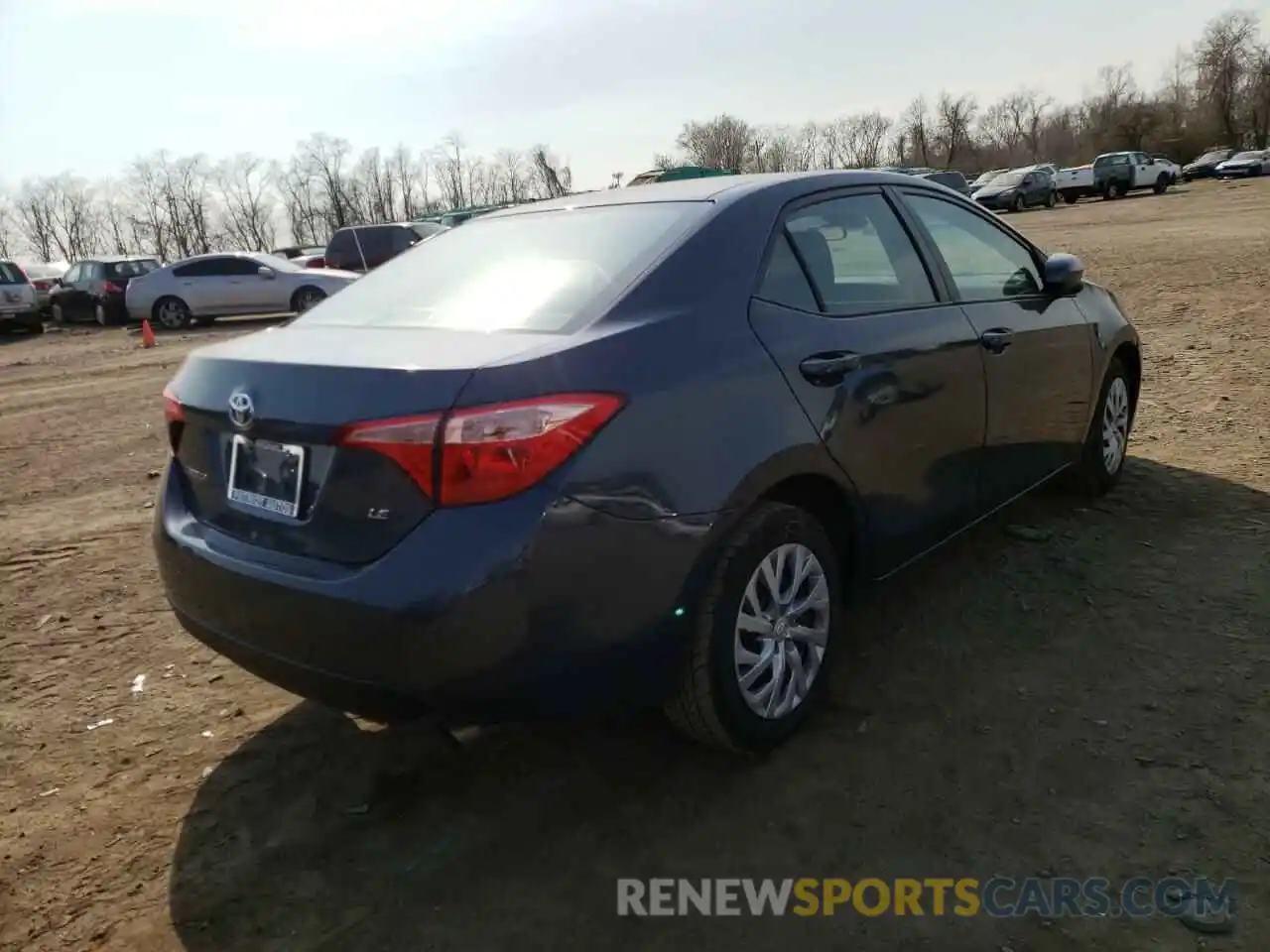 4 Photograph of a damaged car 2T1BURHE0KC243009 TOYOTA COROLLA 2019