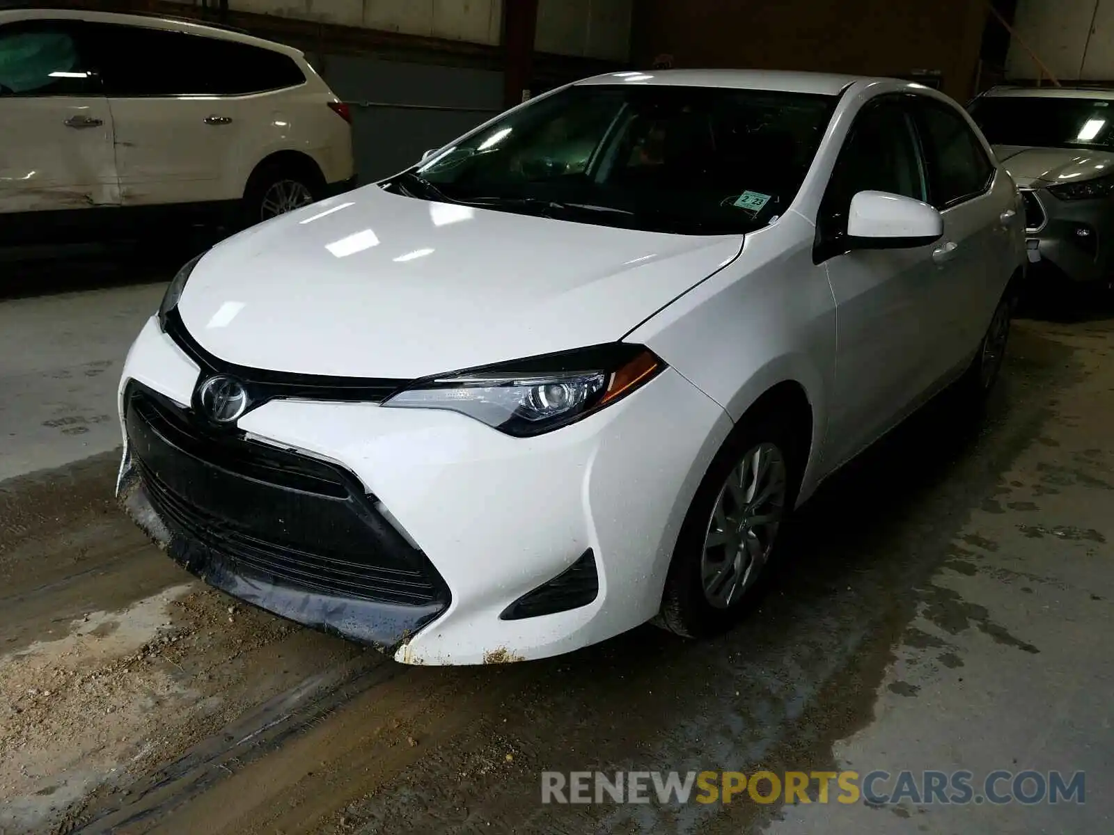 2 Photograph of a damaged car 2T1BURHE0KC243074 TOYOTA COROLLA 2019