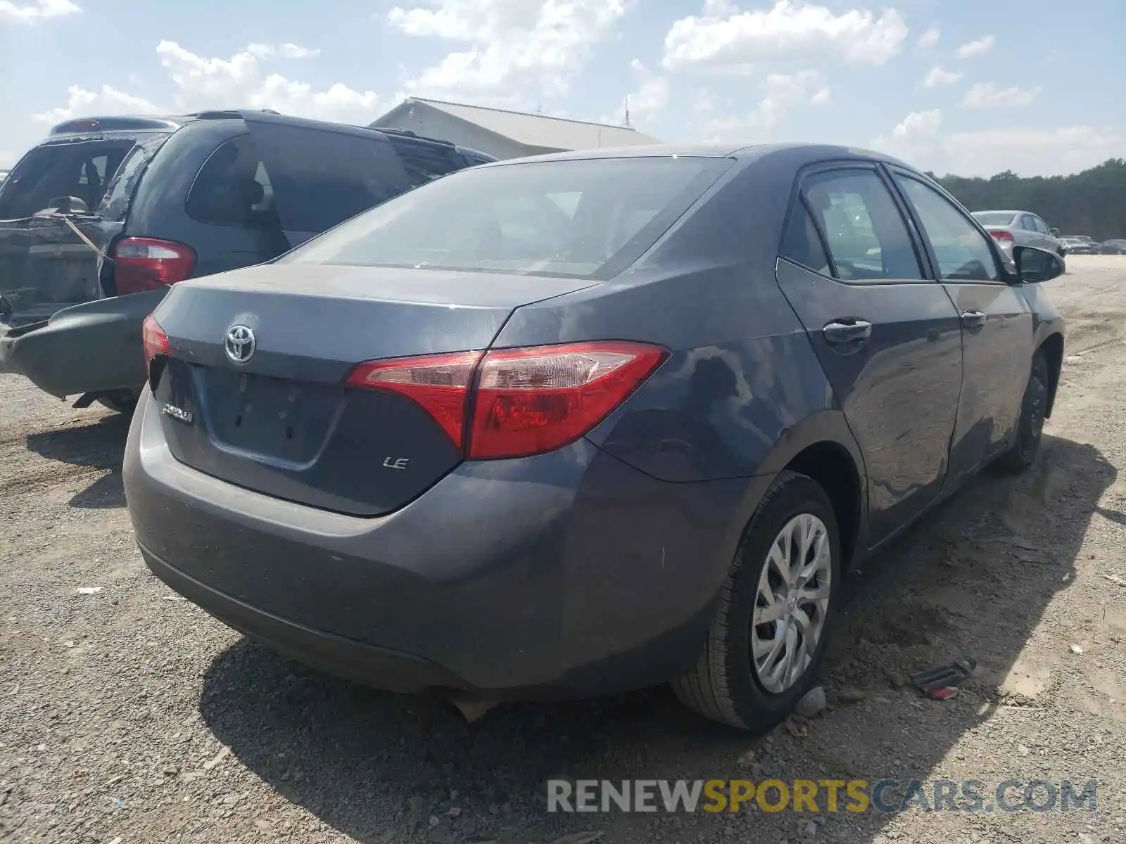 4 Photograph of a damaged car 2T1BURHE0KC243253 TOYOTA COROLLA 2019