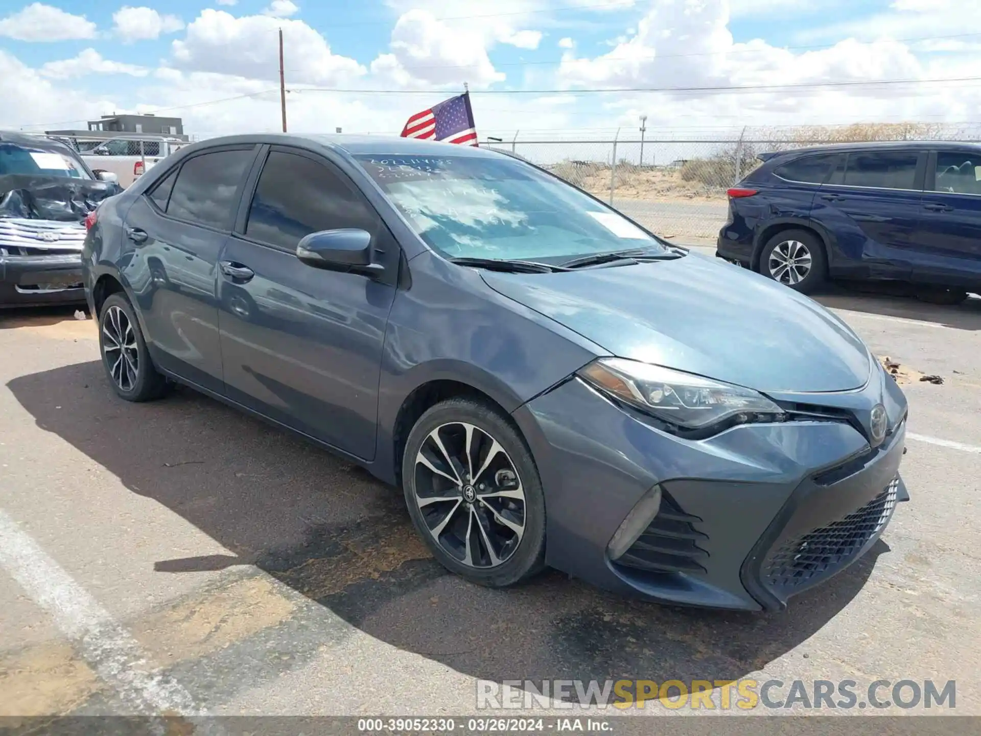 1 Photograph of a damaged car 2T1BURHE0KC243477 TOYOTA COROLLA 2019