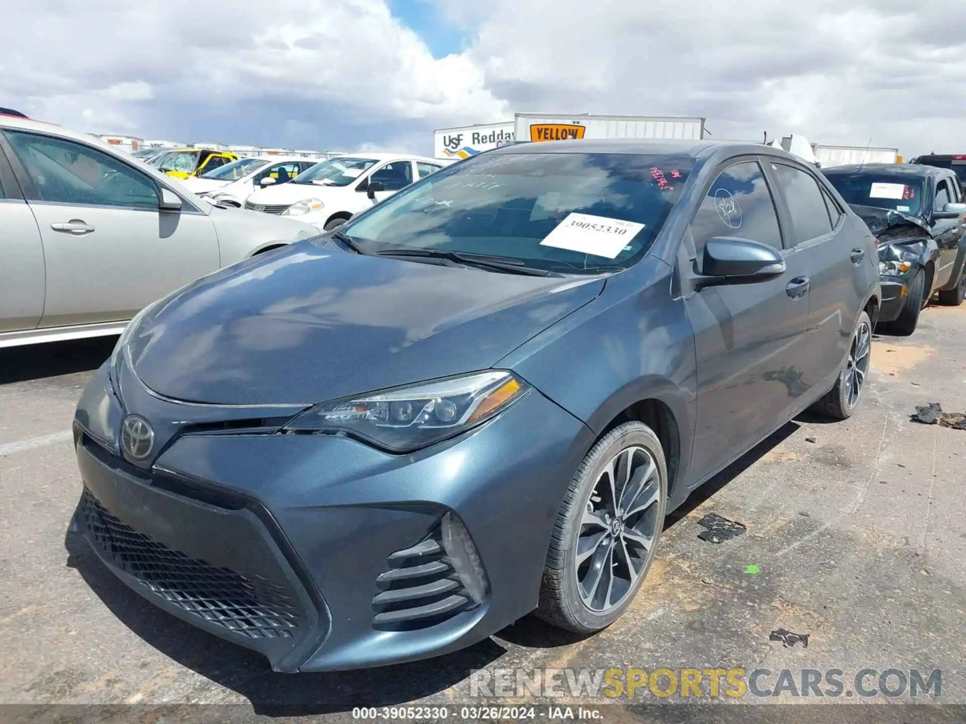 6 Photograph of a damaged car 2T1BURHE0KC243477 TOYOTA COROLLA 2019