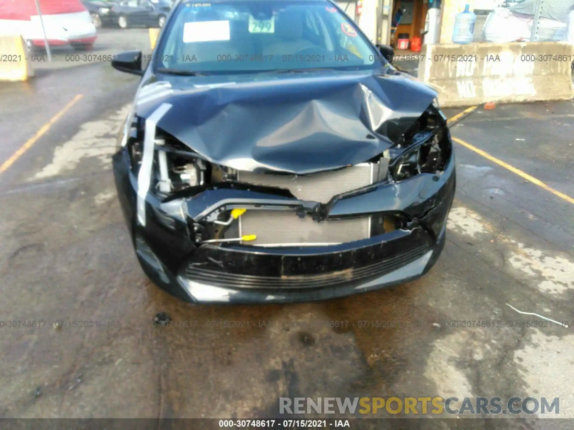 6 Photograph of a damaged car 2T1BURHE0KC243947 TOYOTA COROLLA 2019