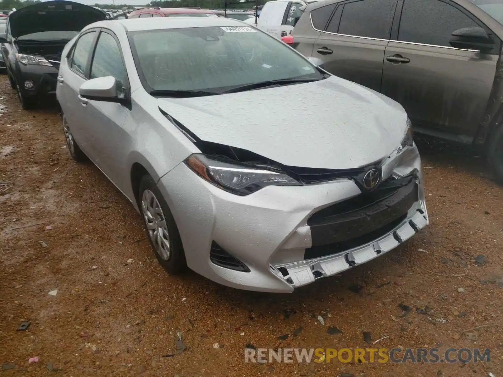 1 Photograph of a damaged car 2T1BURHE0KC244306 TOYOTA COROLLA 2019