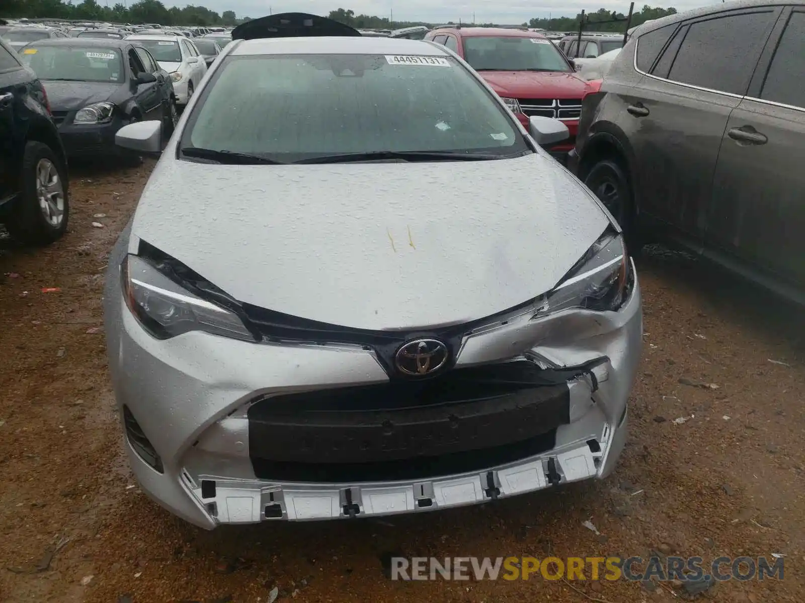 7 Photograph of a damaged car 2T1BURHE0KC244306 TOYOTA COROLLA 2019