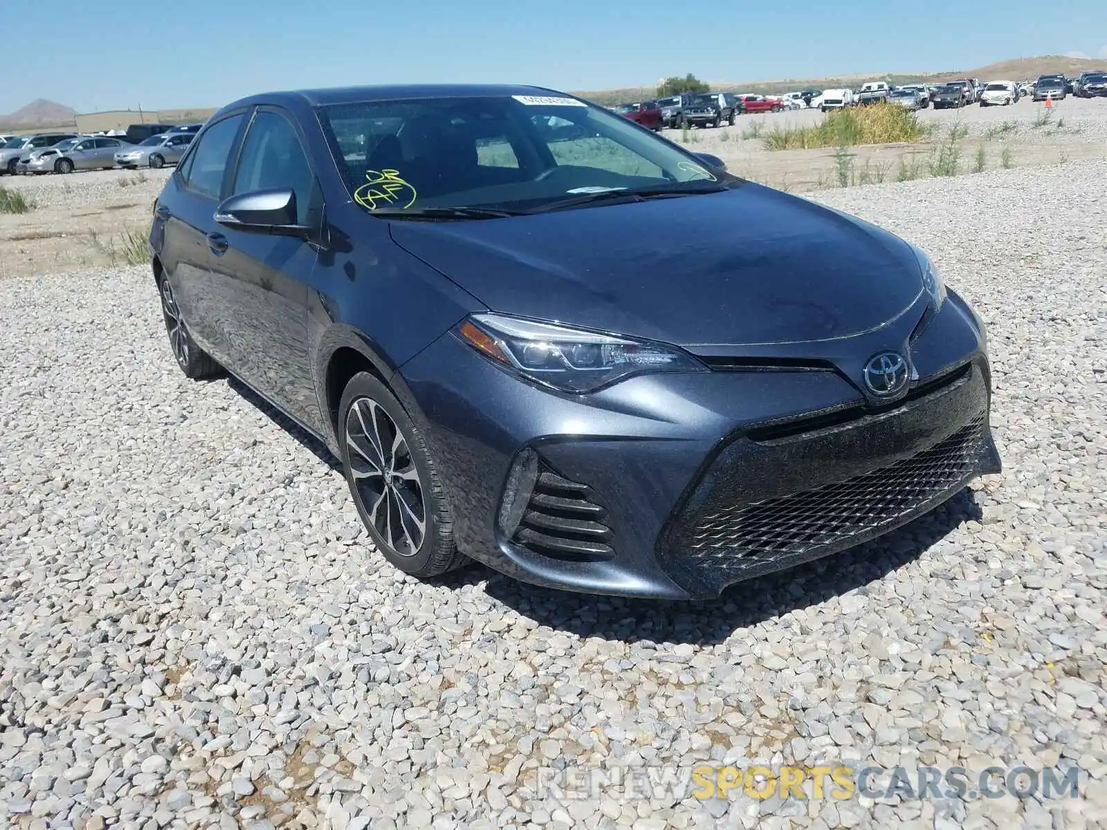 1 Photograph of a damaged car 2T1BURHE0KC244659 TOYOTA COROLLA 2019