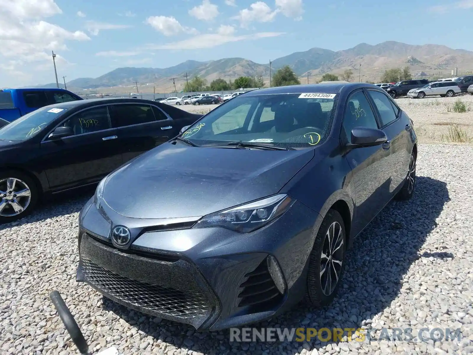 2 Photograph of a damaged car 2T1BURHE0KC244659 TOYOTA COROLLA 2019